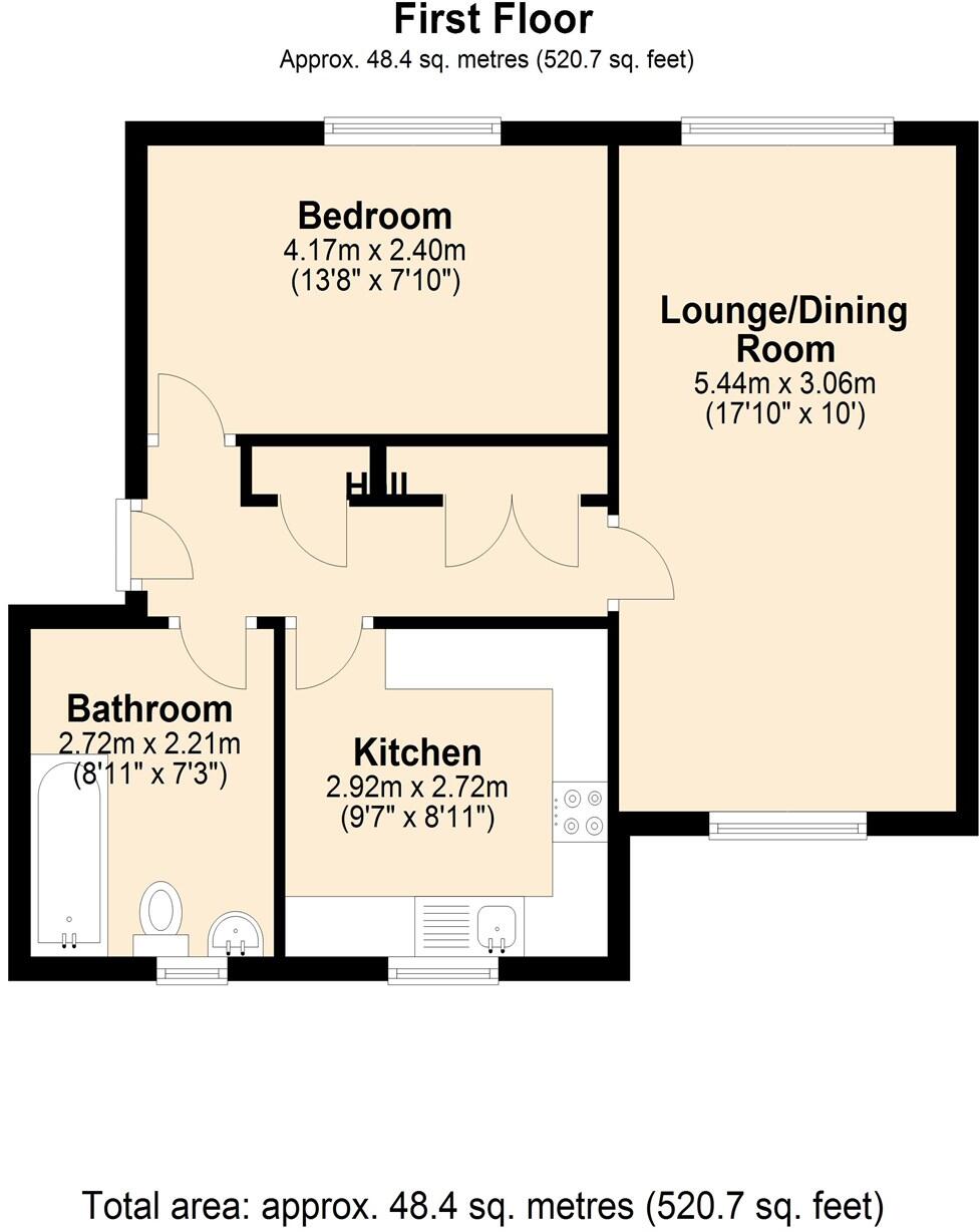 Felixstowe Court, E16 floorplan