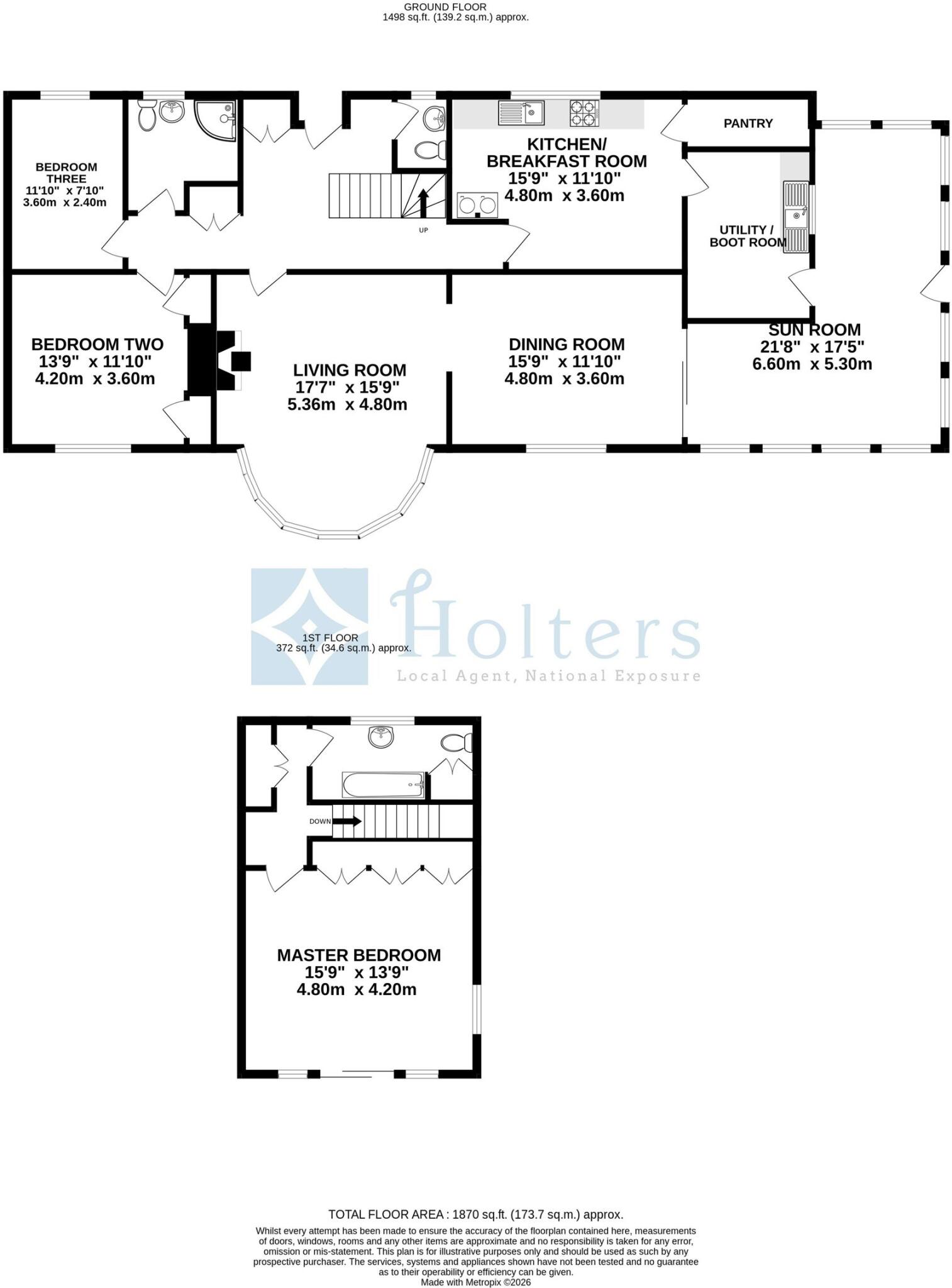 Adfa, Newtown, SY16 floorplan