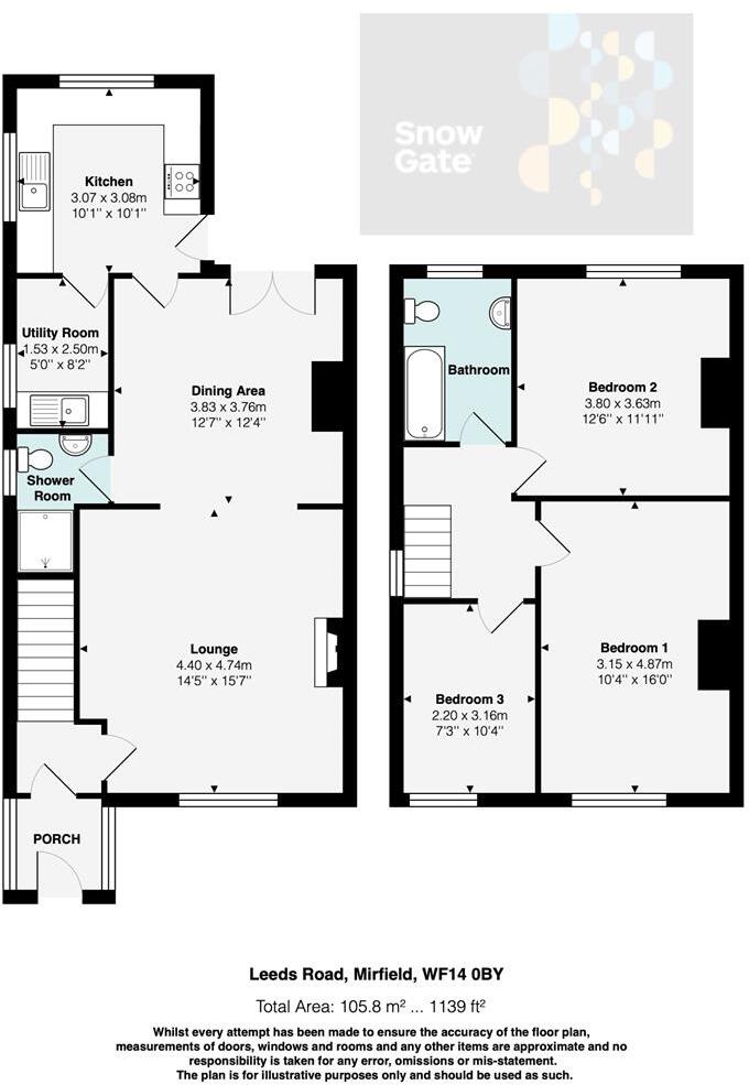 Leeds Road, Mirfield floorplan