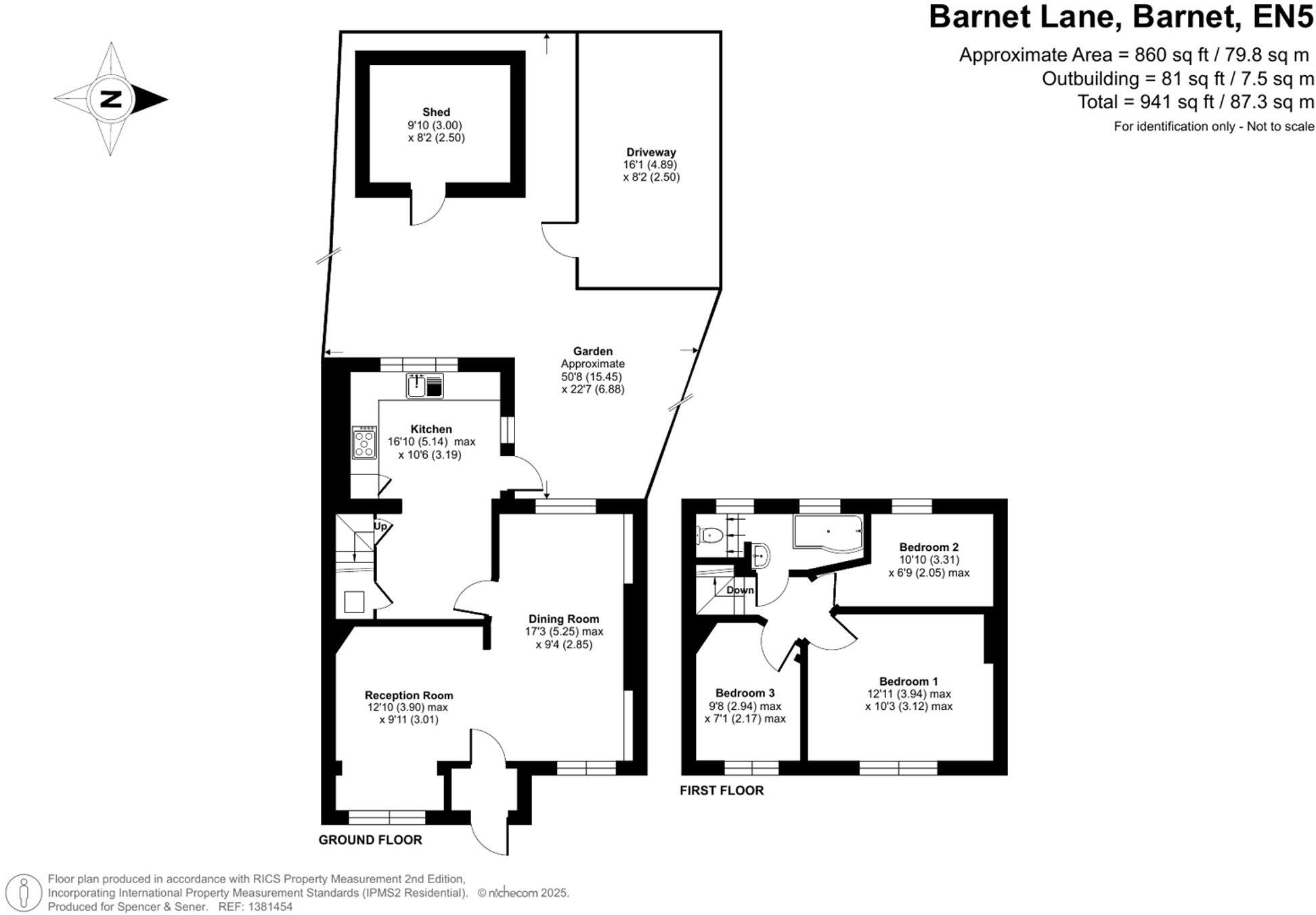 Barnet Lane, Barnet, EN5 floorplan