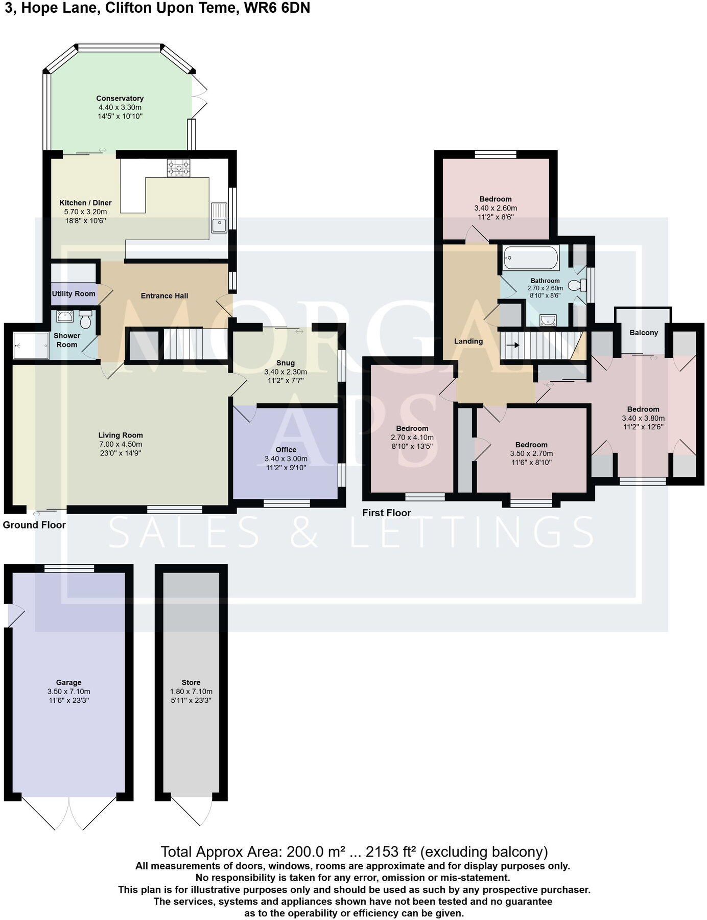 Clifton-Upon-Teme, Teme Valley floorplan