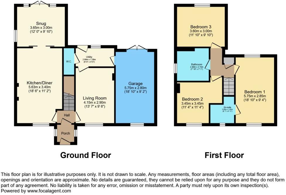 Granary Cottage, Hessay, York, YO26 8LD floorplan