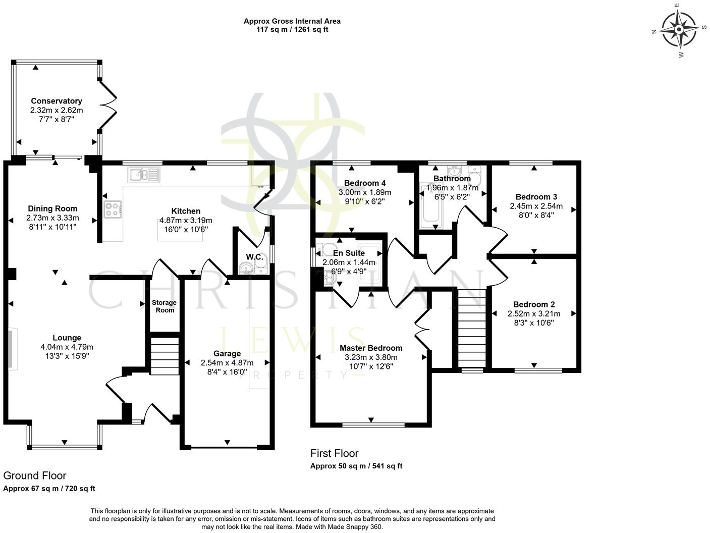 Lavender Walk, Evesham floorplan