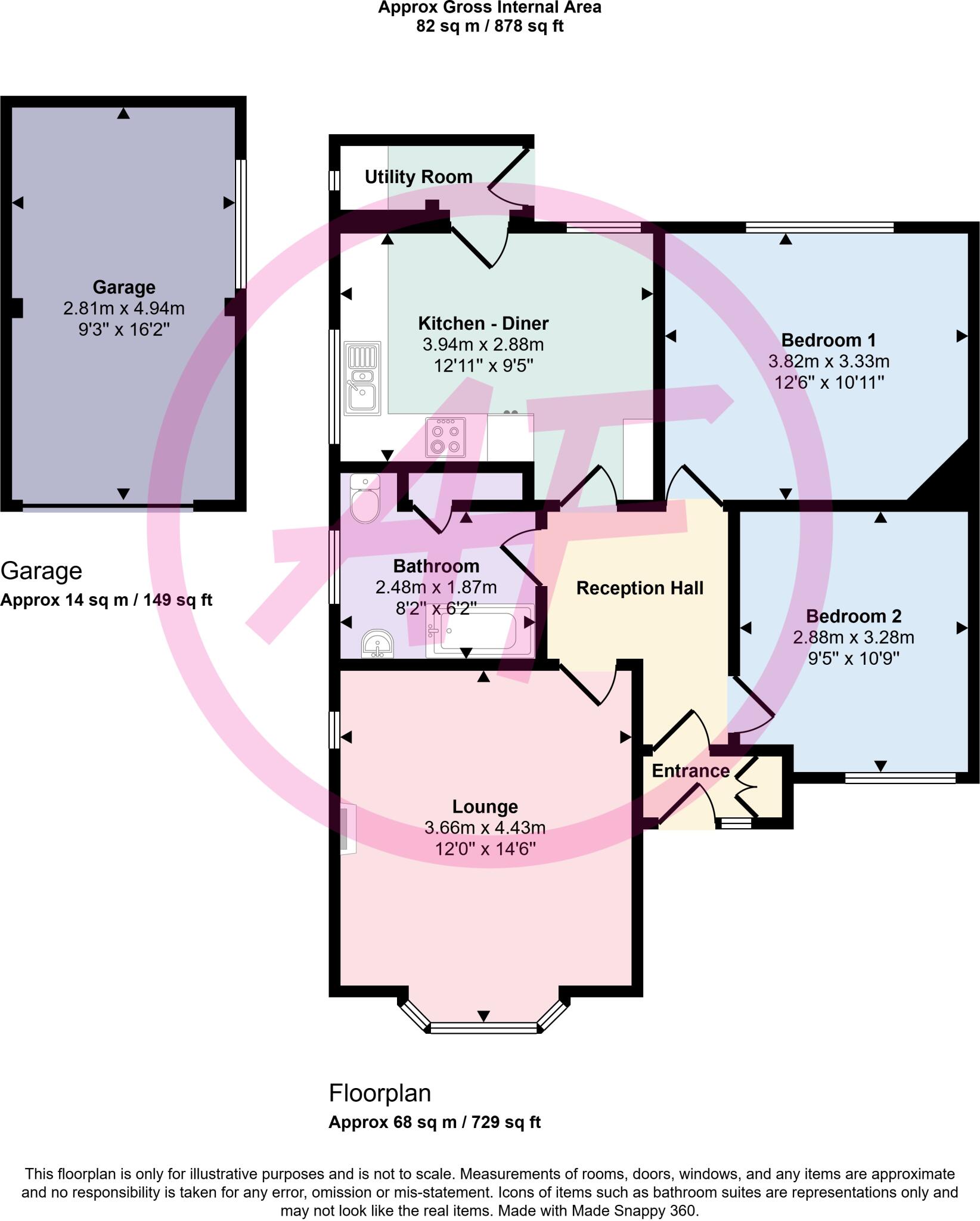 Grange Road, Llanrhos, Llandudno, Conwy, LL30 floorplan