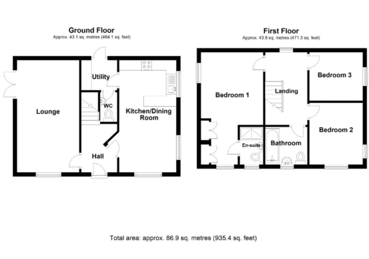 Whittle Road, Sleaford floorplan
