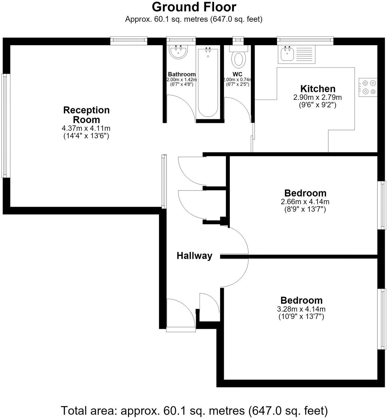 The Shaftesburys, Barking, IG11 floorplan