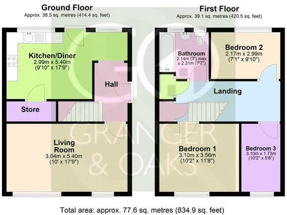 Garrett Grove, Clifton Village floorplan