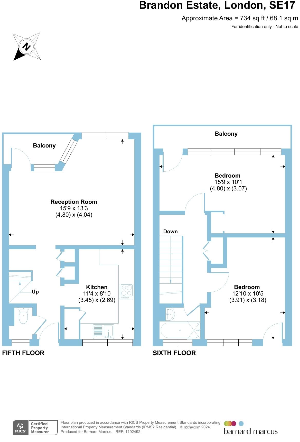 Brandon Estate, London floorplan