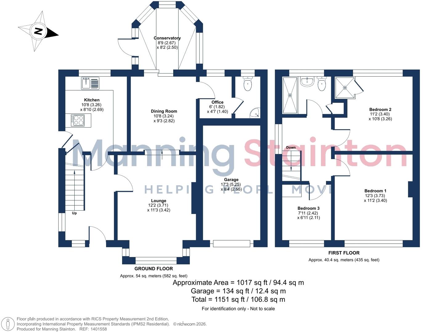 Birkwood Avenue, Sharlston Common, Wakefield, West Yorkshire floorplan