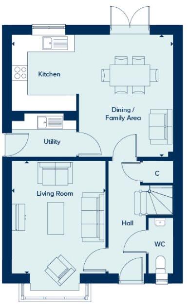Bluebell Way, 
Whiteley, 
Fareham, 
PO15 7PX floorplan