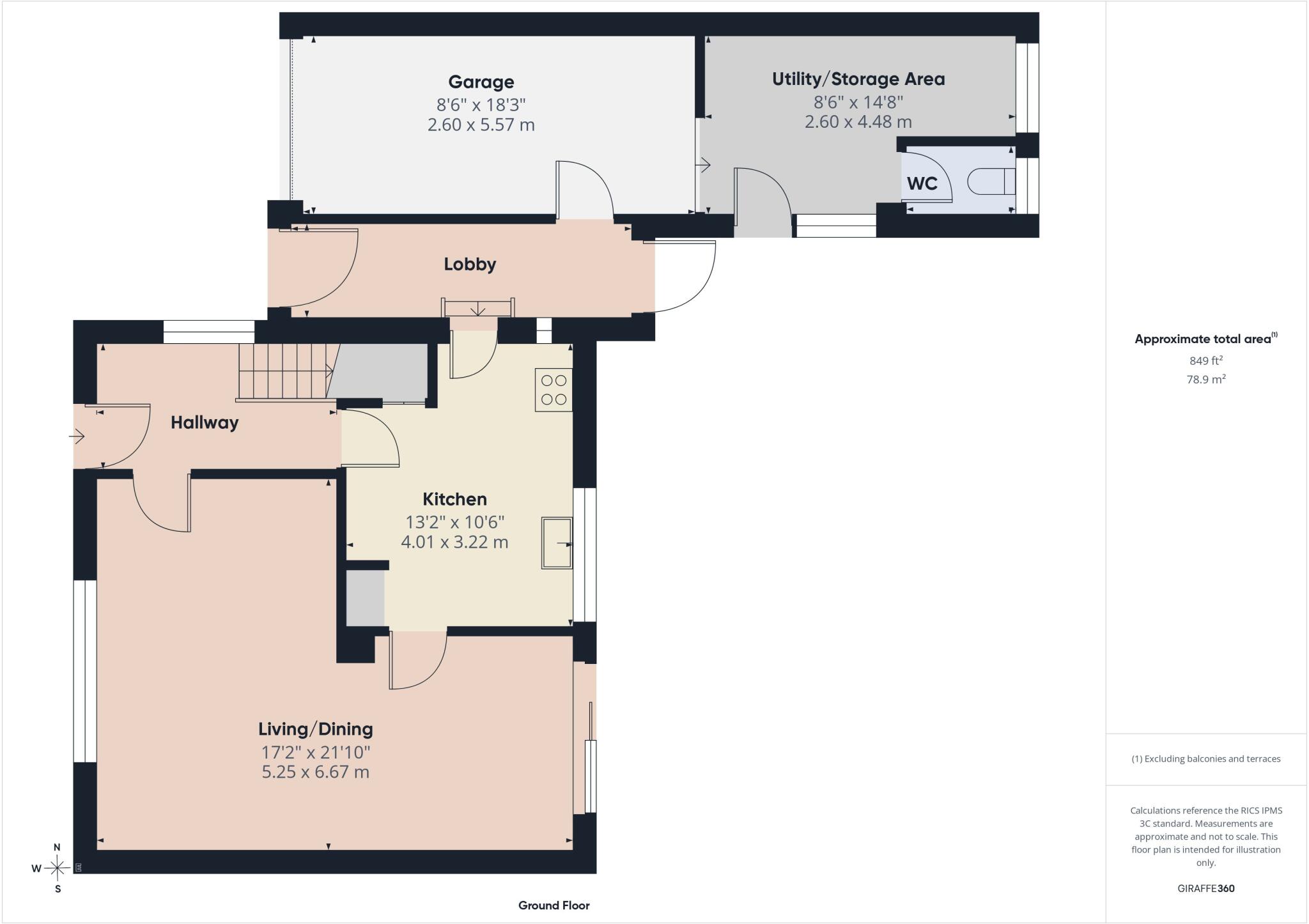 Ewhurst Road, West Green, Crawley, West Sussex, RH11 floorplan
