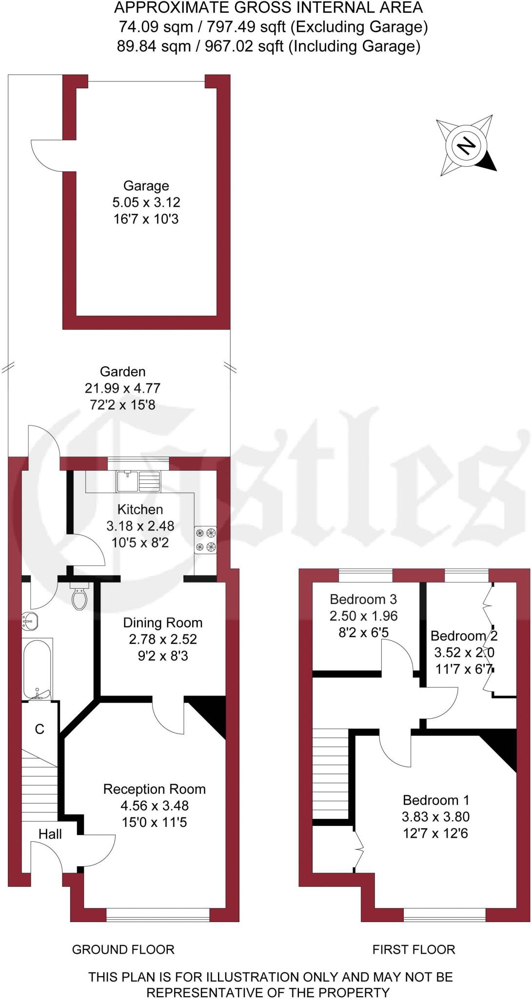 Queens Drive, Waltham Cross floorplan