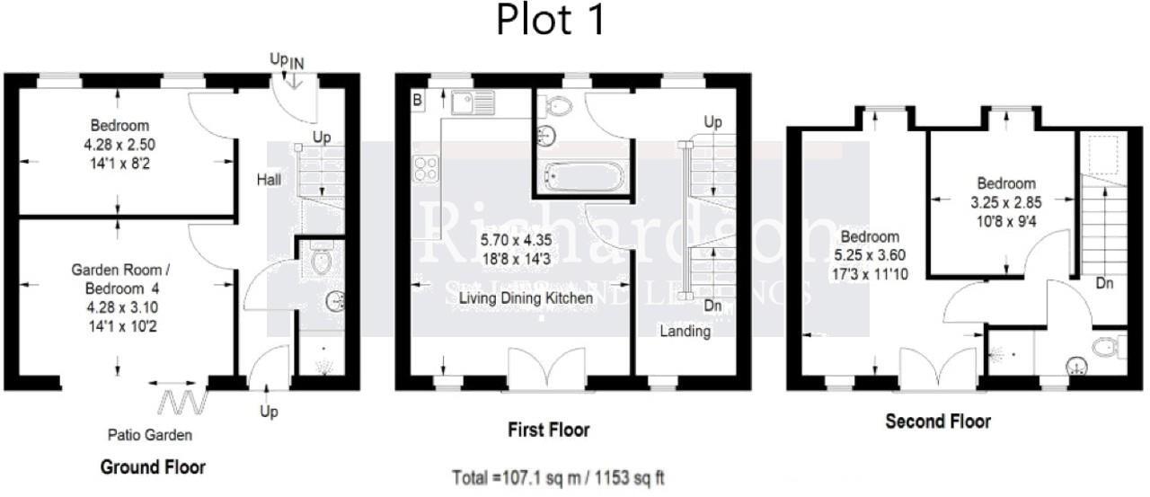 Eastgate, Bourne floorplan