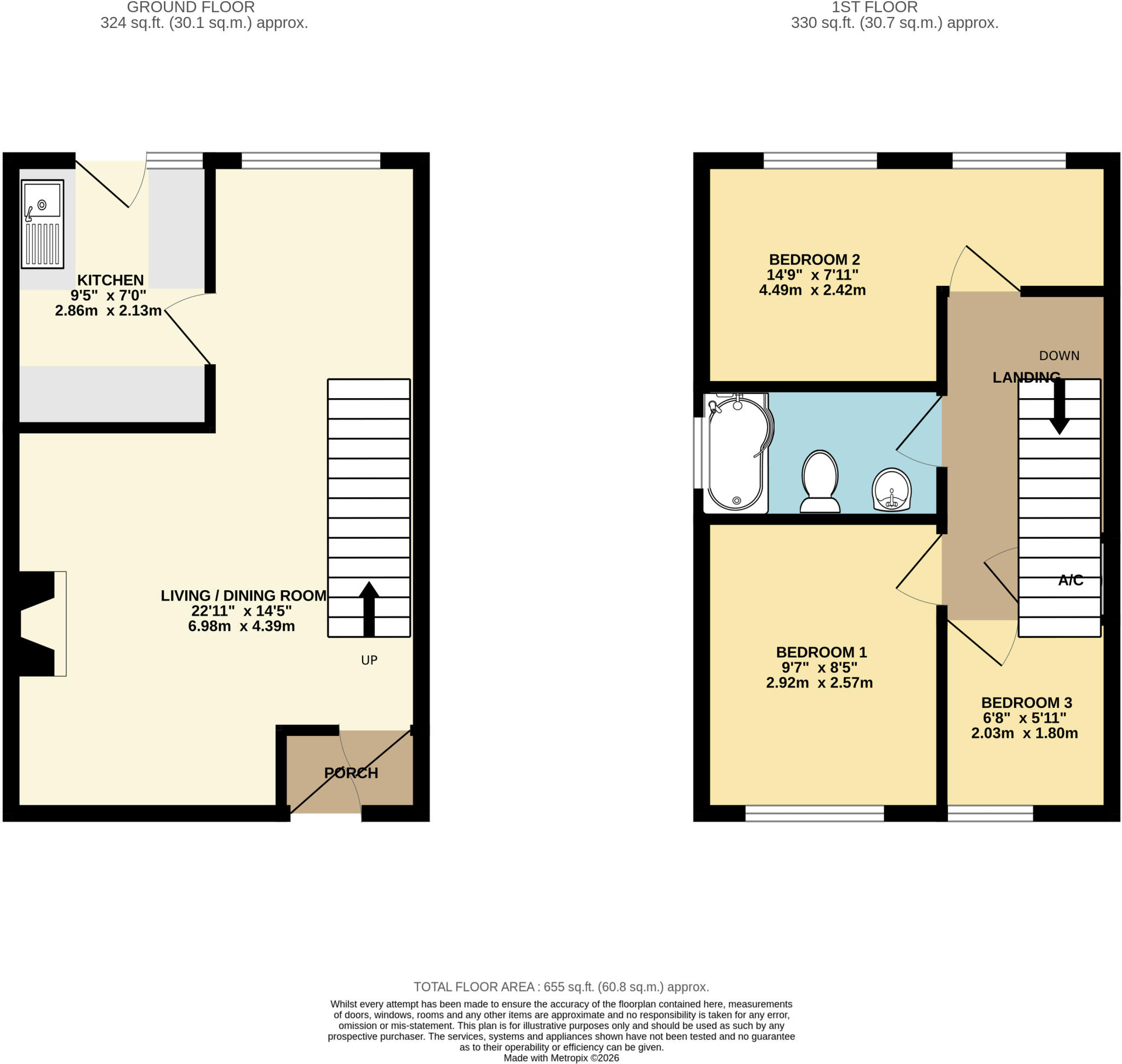 Blackdown Close, Dibden Purlieu floorplan
