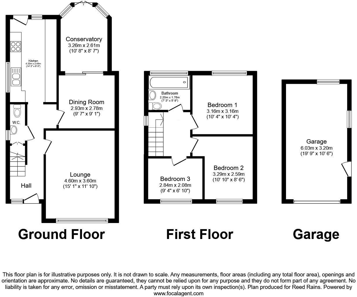 Worcester Avenue, Garstang, Preston, Lancashire, PR3 floorplan