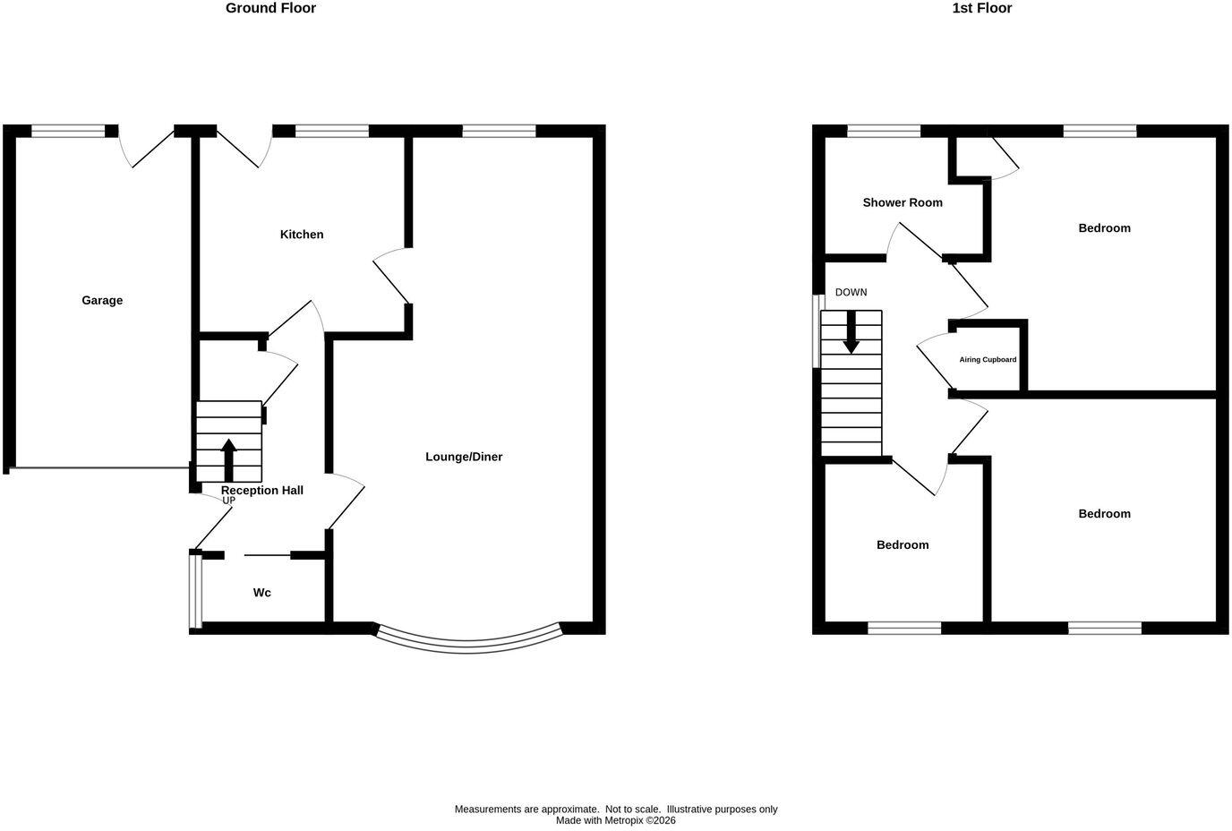 KINGSWINFORD, Garret Close floorplan
