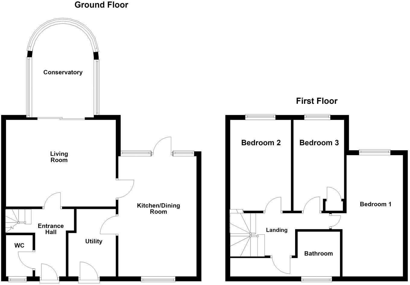 NN18 Epsom Walk, Corby floorplan