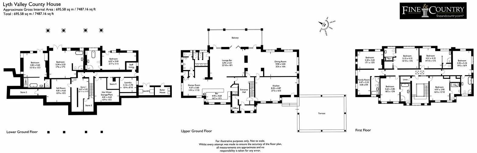 Lyth Valley Country House Hotel, Lyth, Kendal, LA8 8DB floorplan