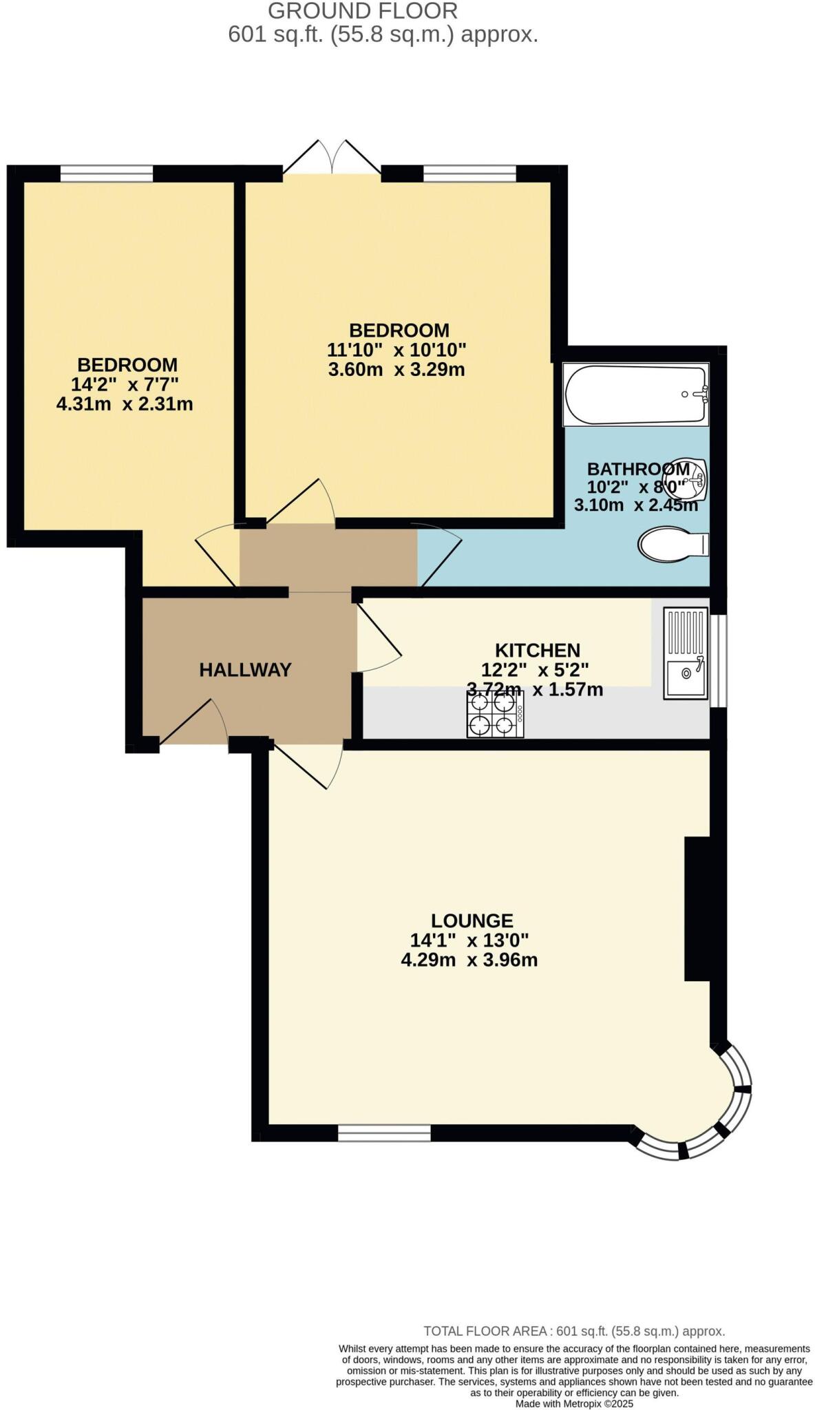 Christchurch Road, Bournemouth, BH1 floorplan