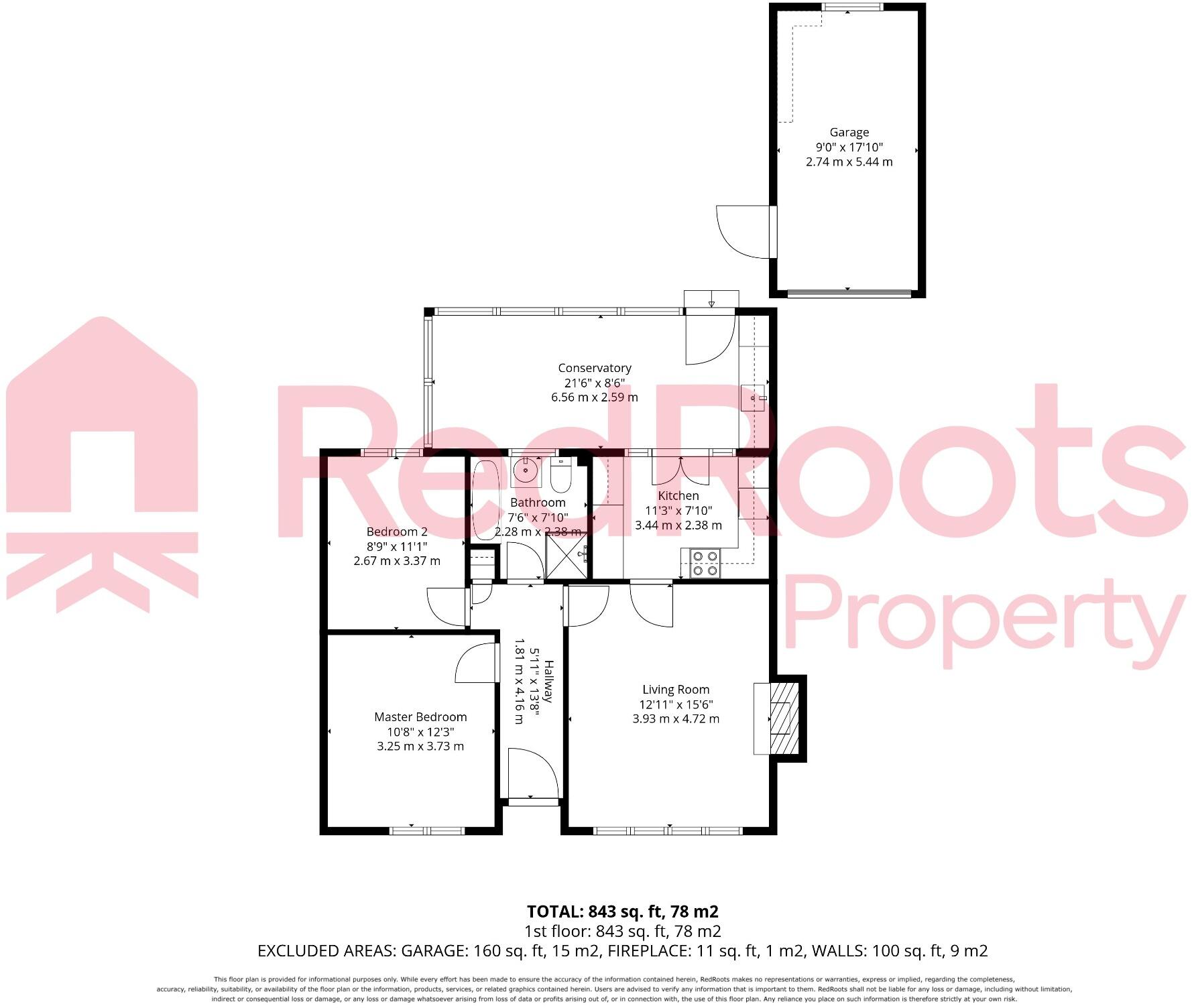 Rye Croft, Conisbrough, Doncaster, South Yorkshire, DN12 2BD floorplan
