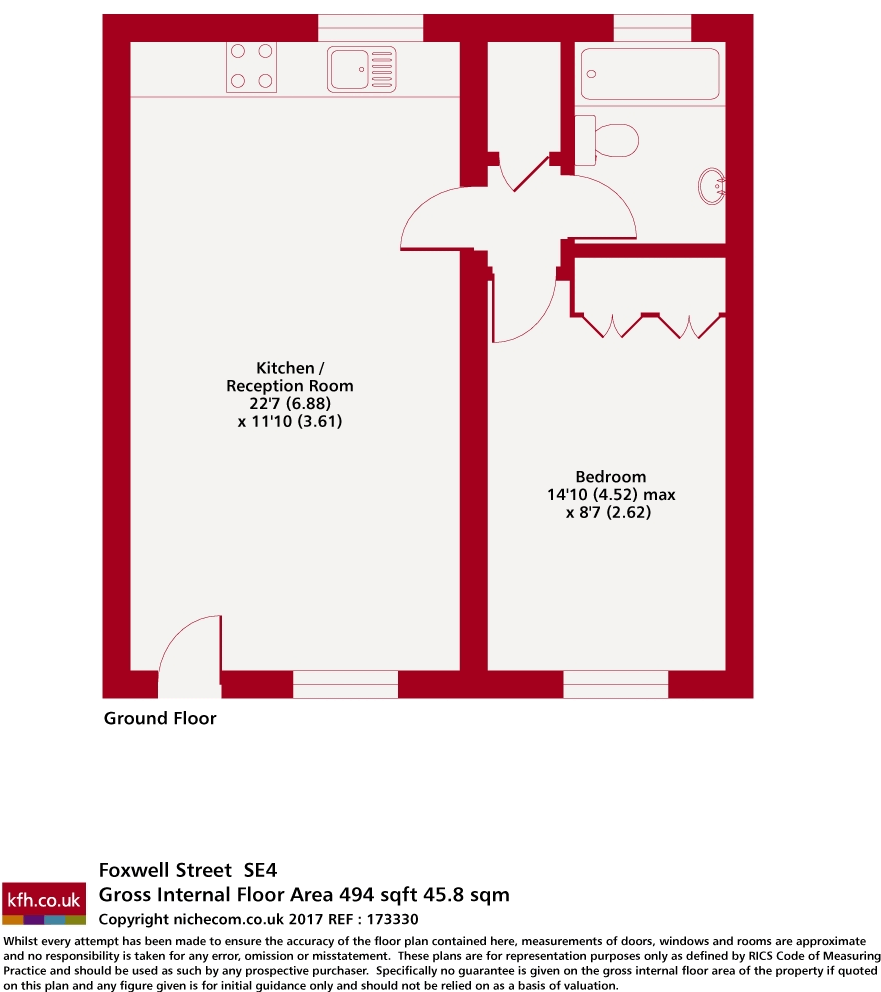 Foxwell Street, Brockley, London, SE4 floorplan