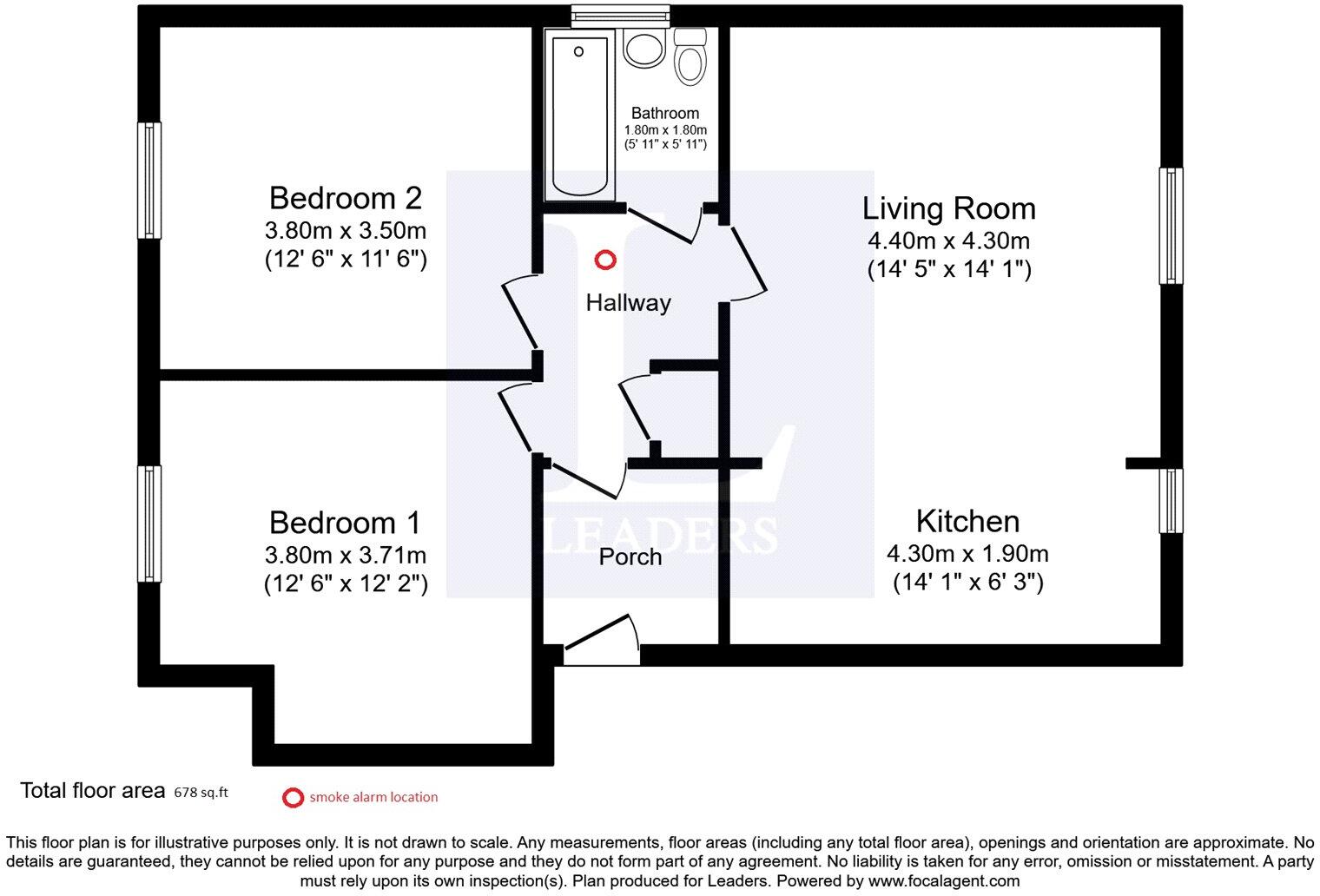 Slade Way, Mitcham, CR4 floorplan