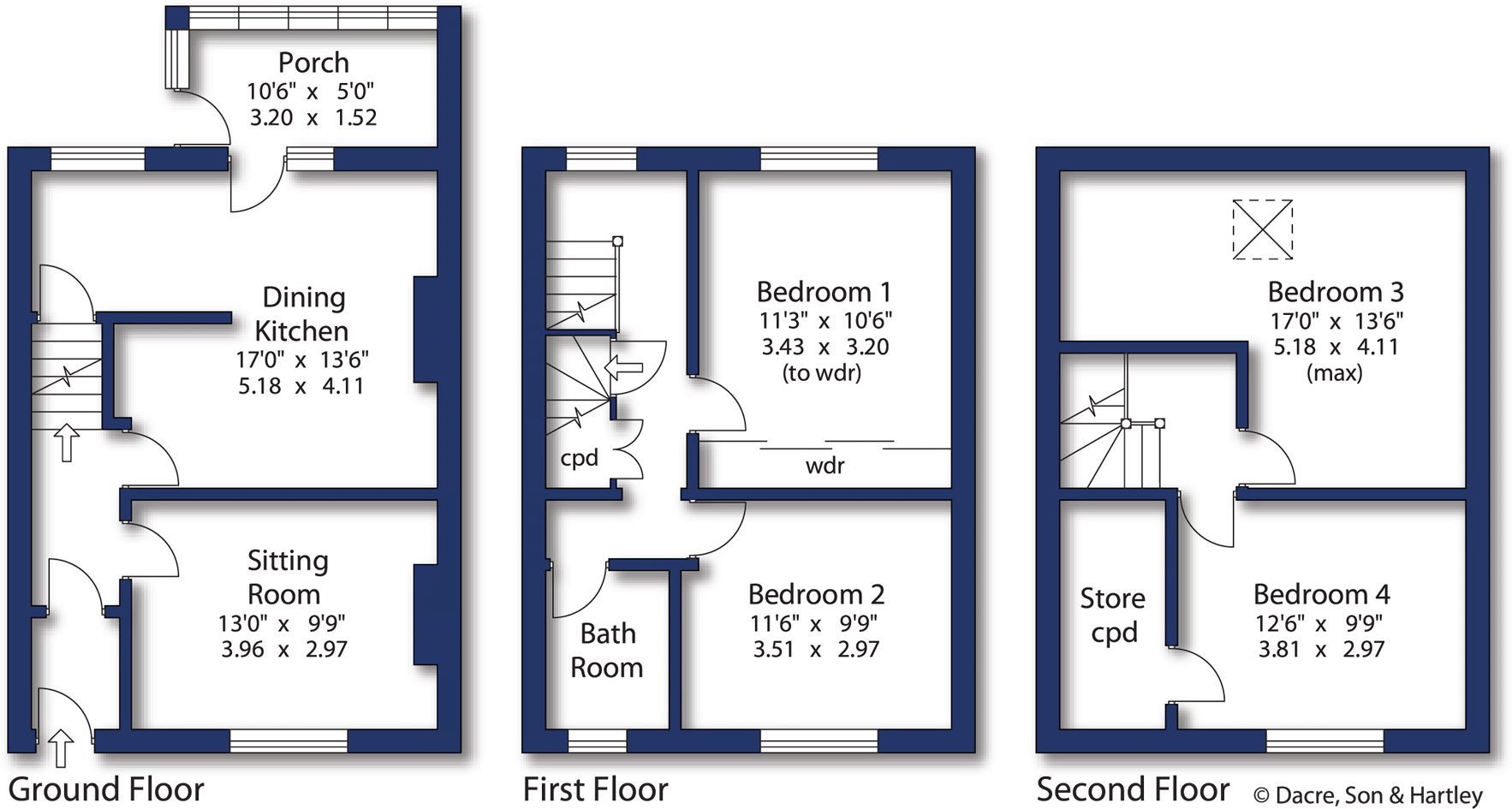 Ivy Bank Lane, Haworth, Keighley, West Yorkshire, BD22 floorplan