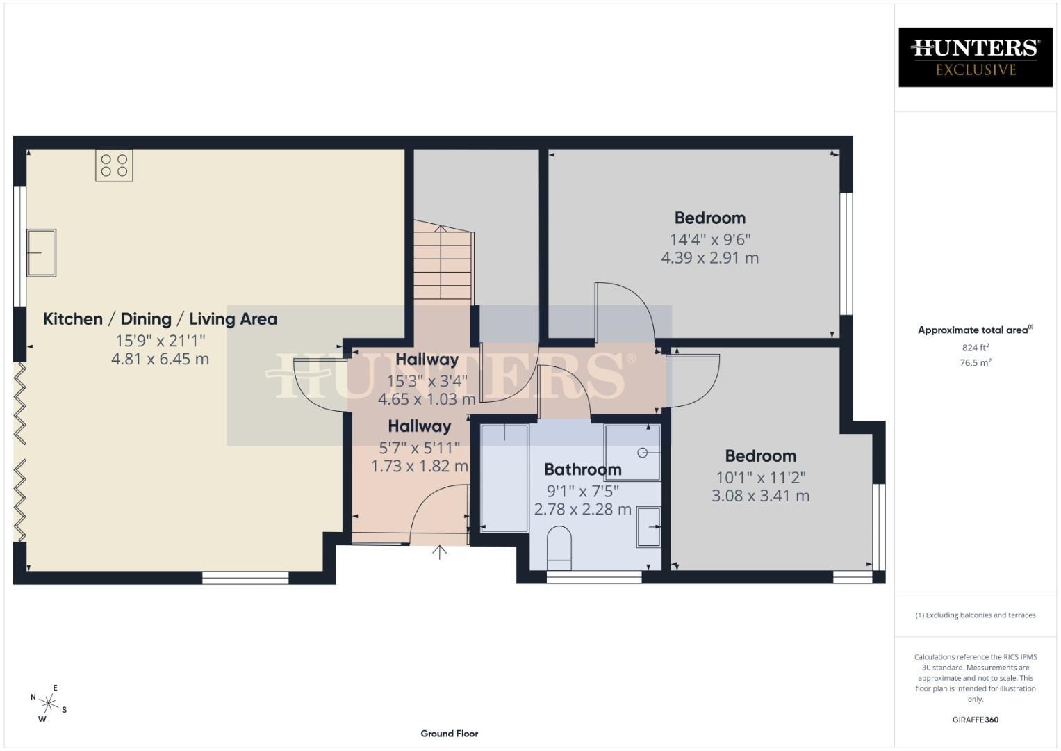 New Road, Brandesburton, Driffield floorplan