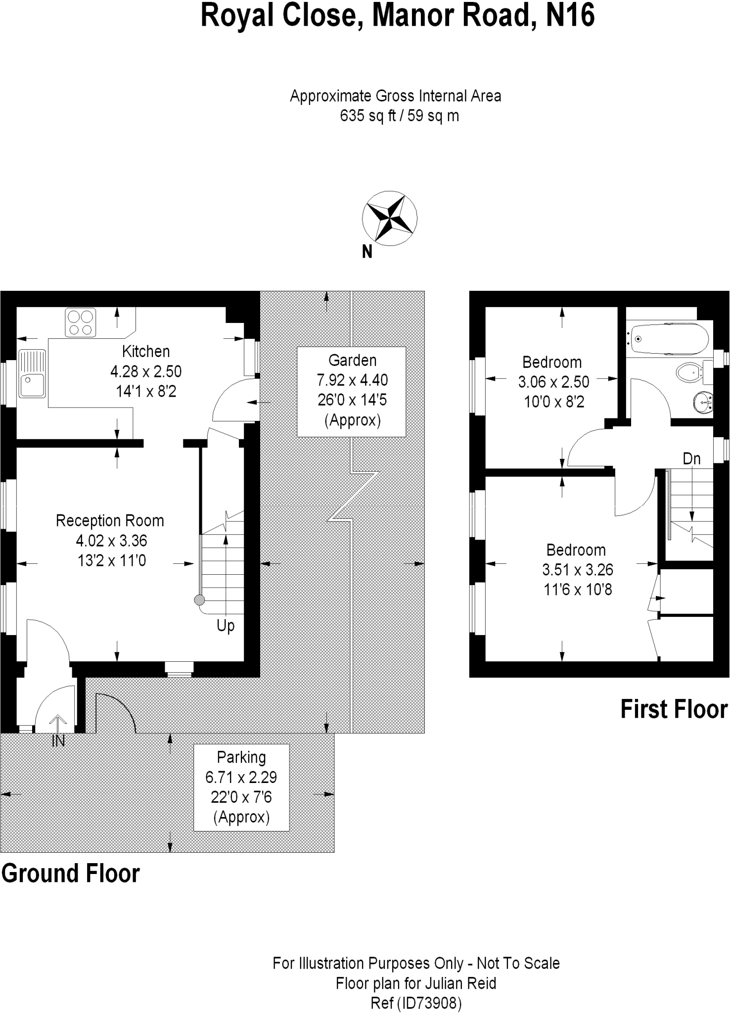 Manor Road, London floorplan