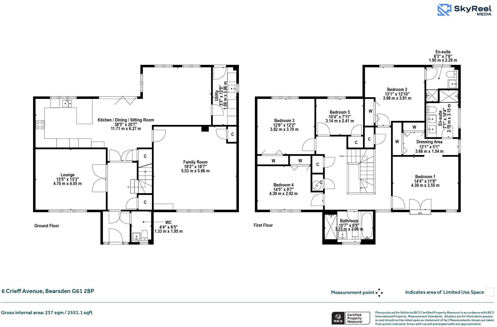 Crieff Avenue, Bearsden floorplan