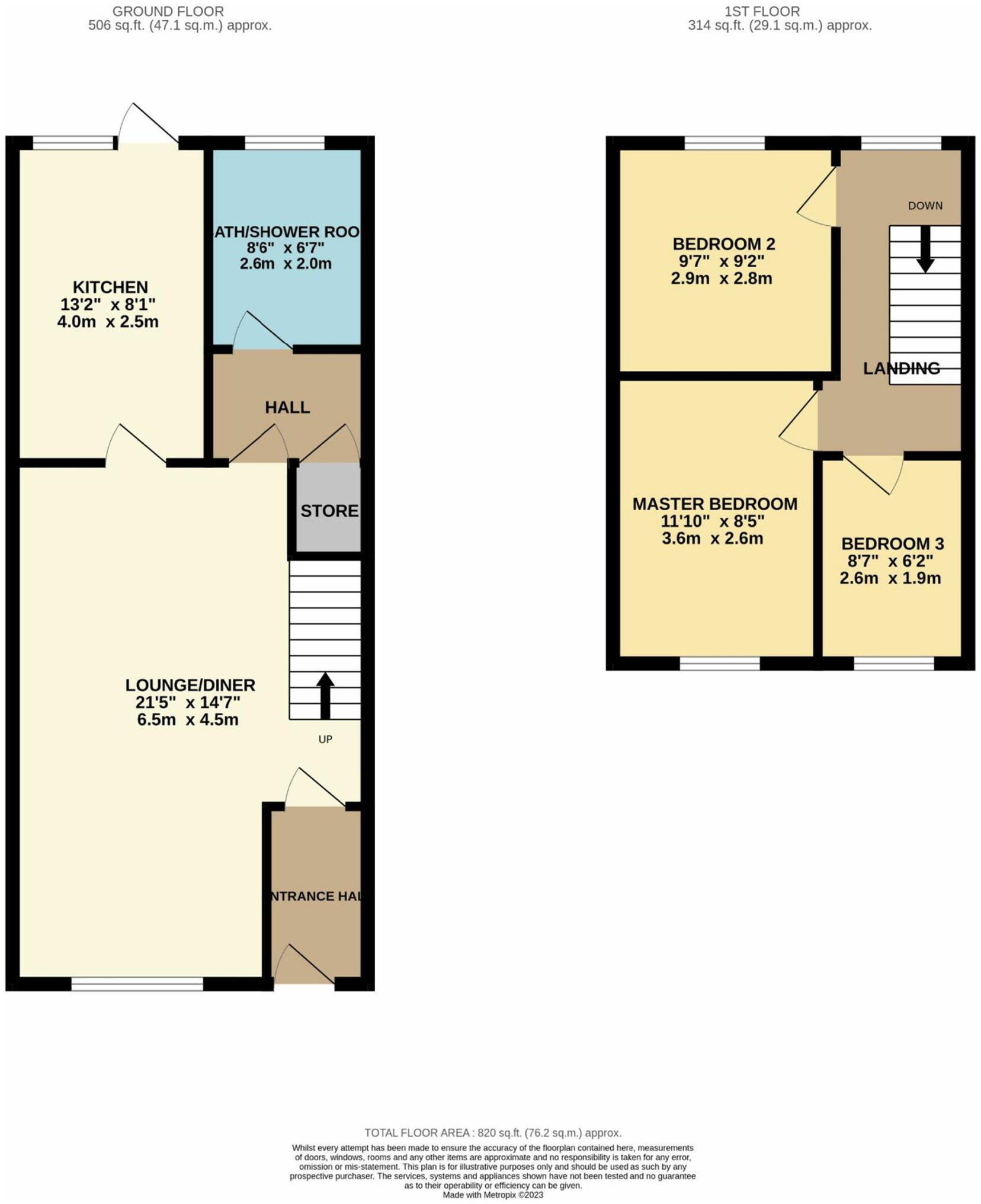 Llwyncelyn Terrace, Nelson, CF46 floorplan