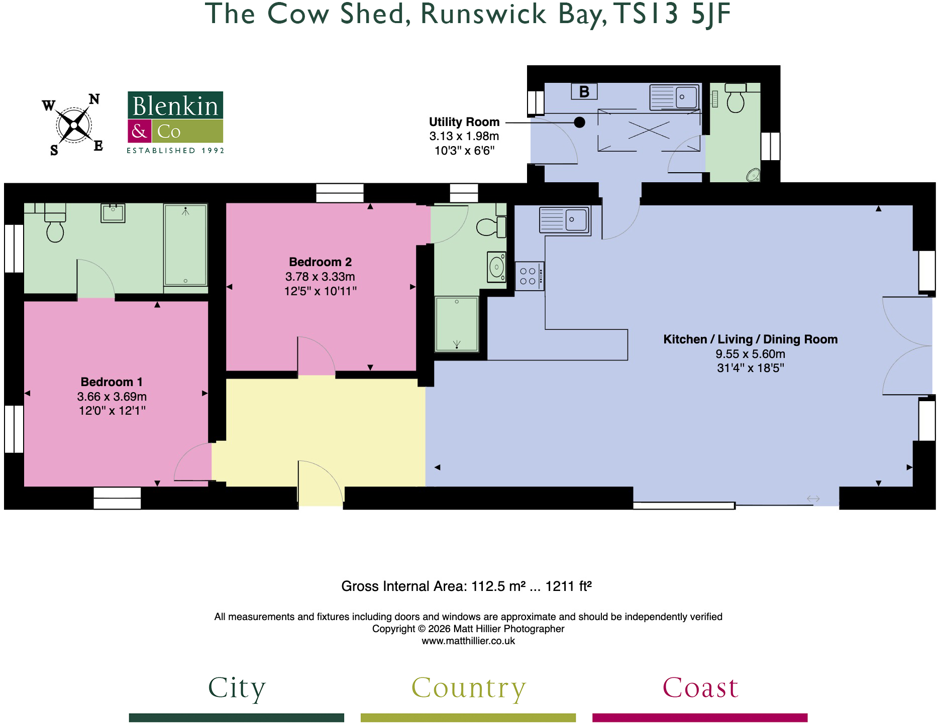 The Cow Shed, Runswick, Saltburn-By-The-Sea floorplan