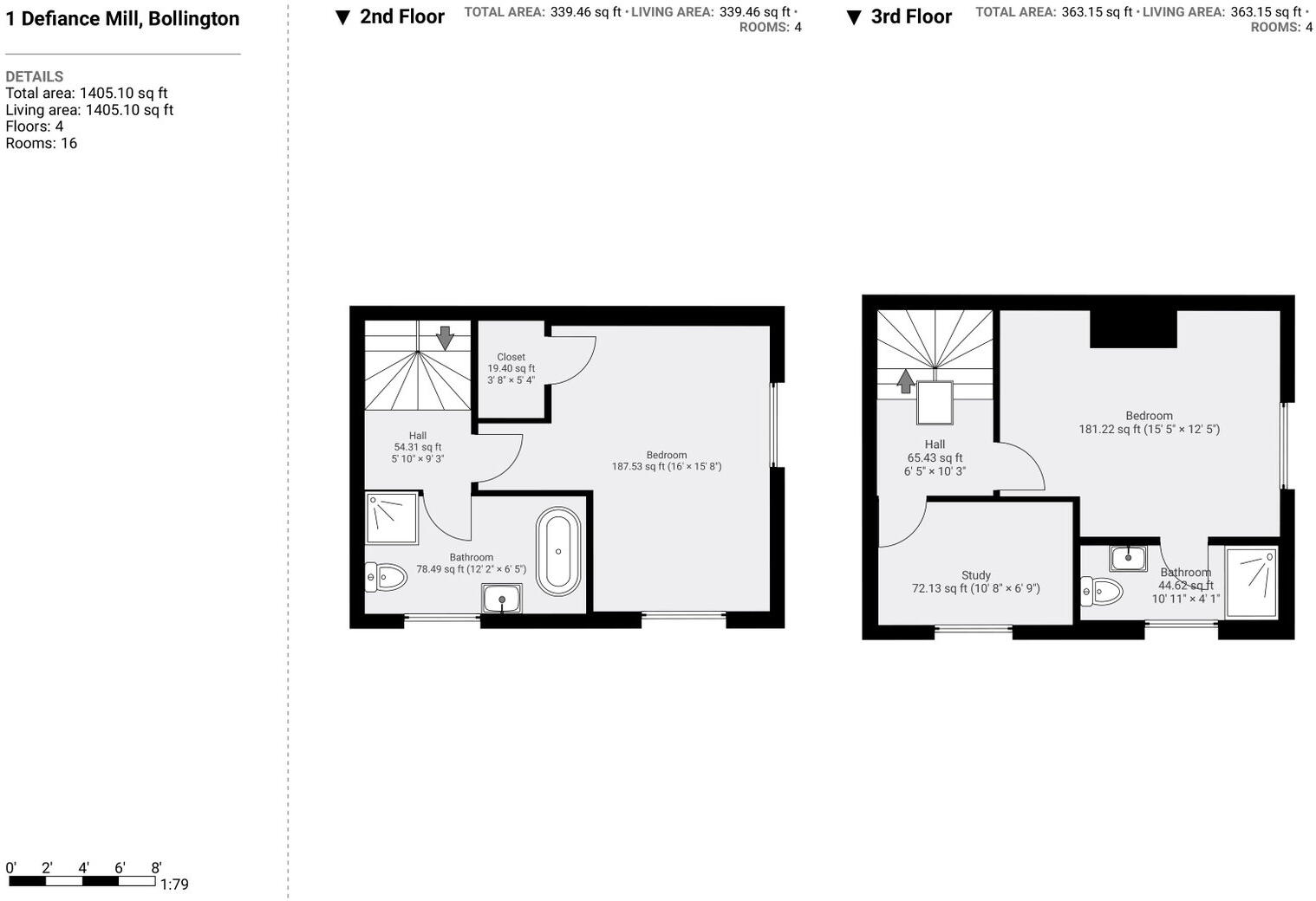 Defiance Mill, Bollington floorplan
