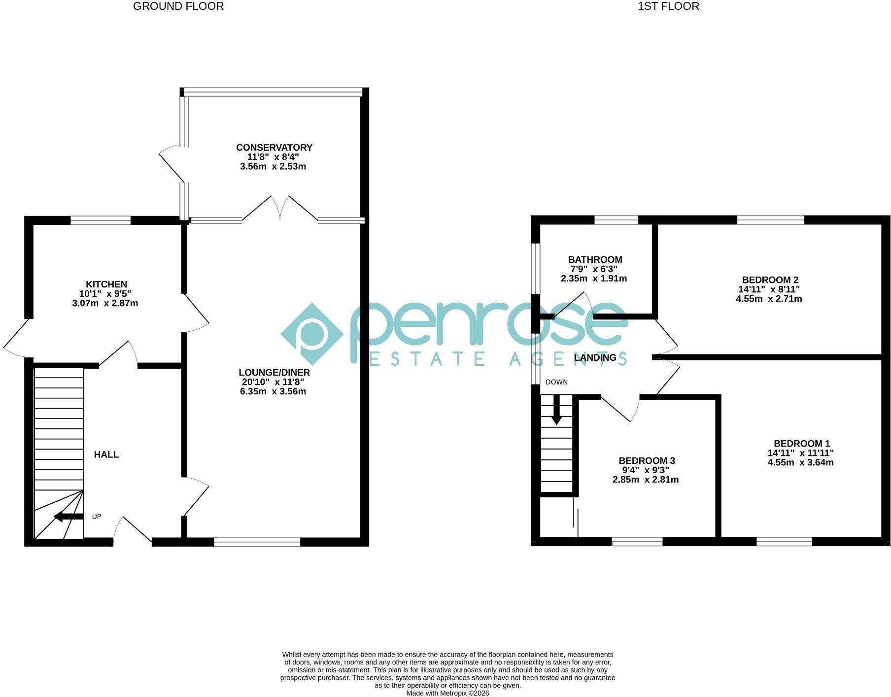 Homestead Way, Luton, Bedfordshire, LU1 5PD floorplan