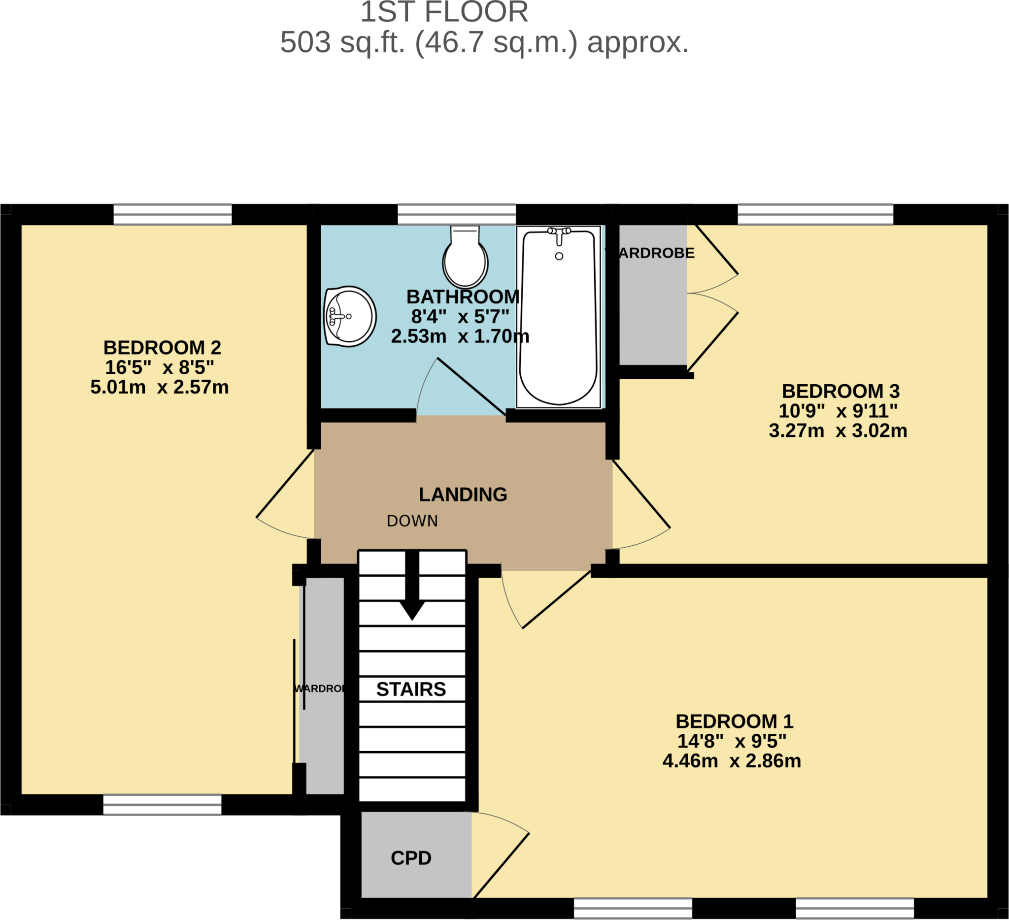 Turner Avenue, Lincoln, LN6 floorplan