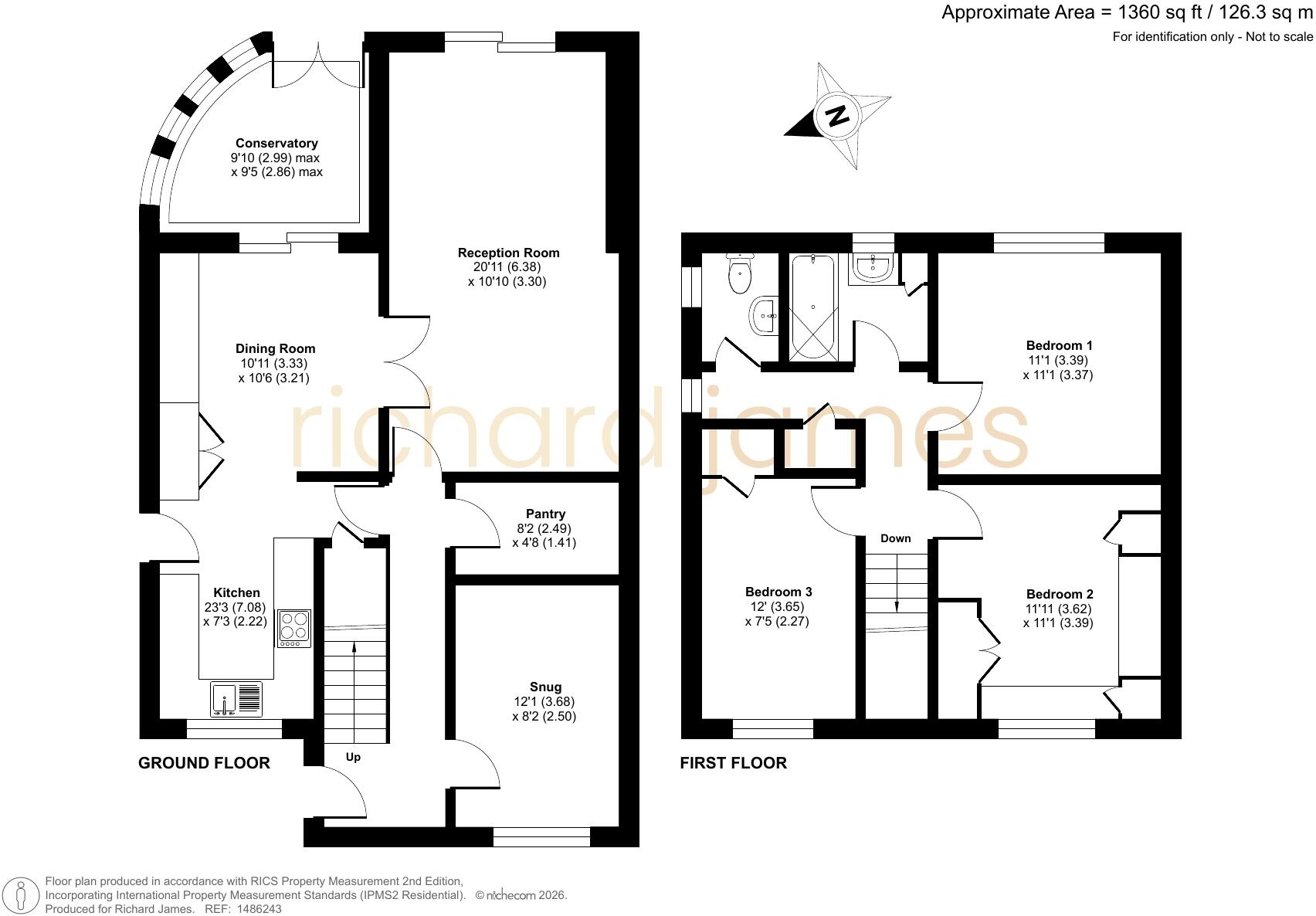 Bevisland, Eldene, Swindon, SN3 floorplan