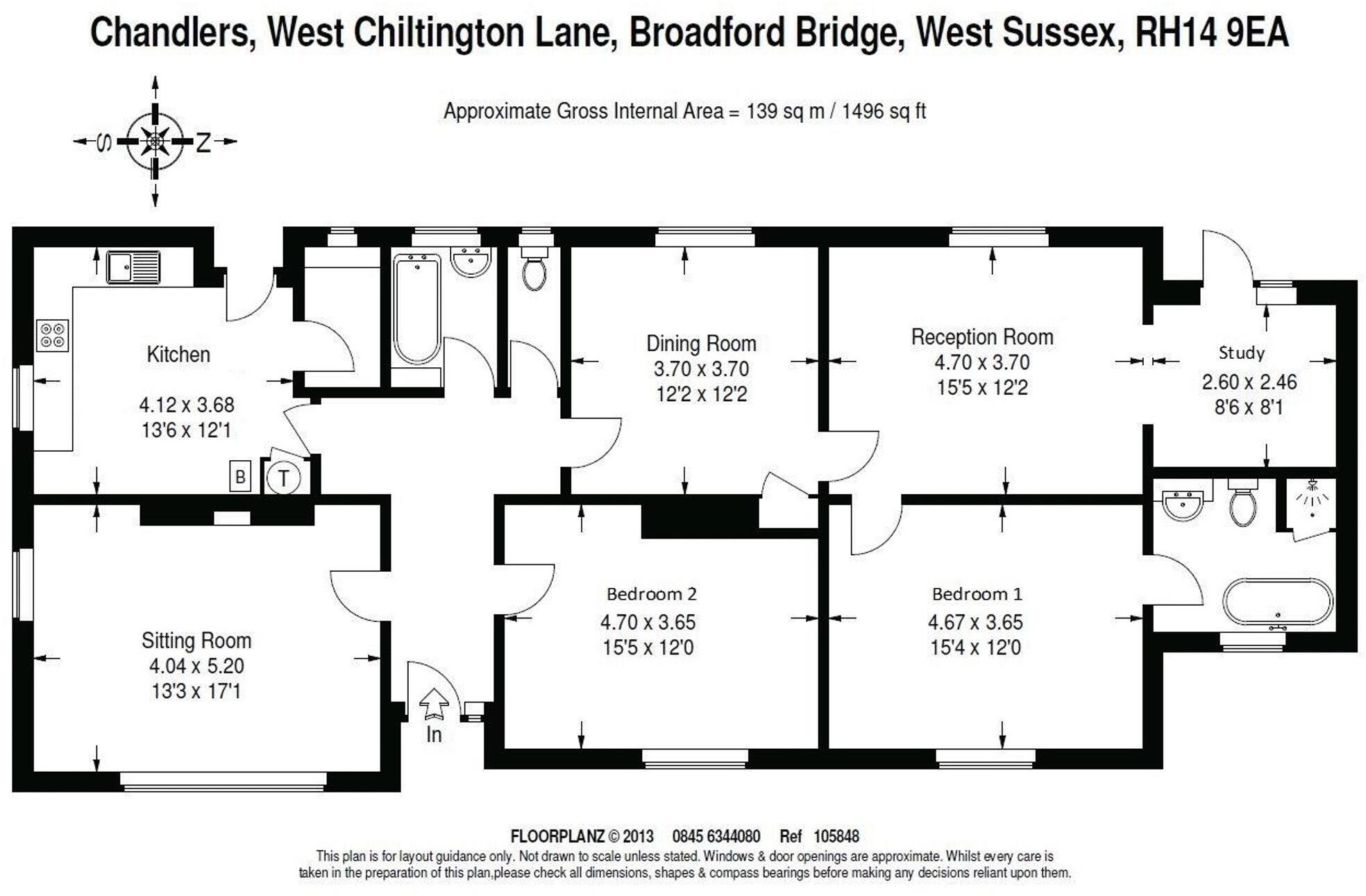 West Chiltington Lane, Broadford Bridge, RH14 floorplan