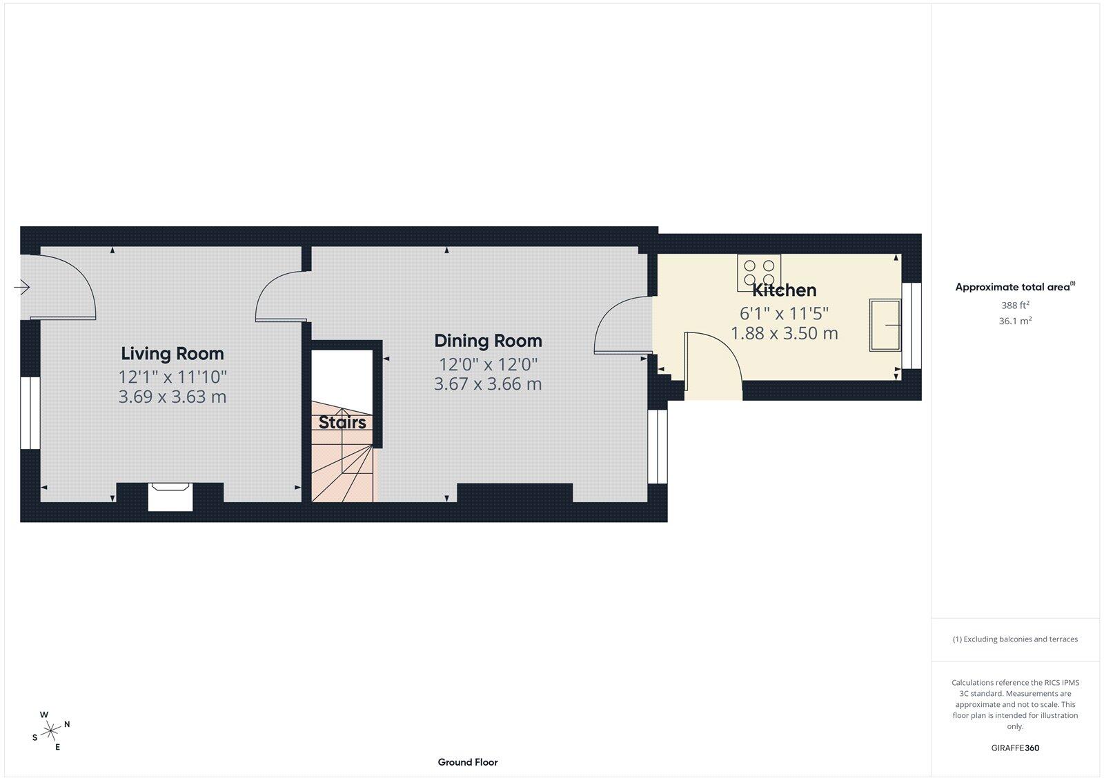 Burnham Street, Nottingham, Nottinghamshire, NG5 floorplan