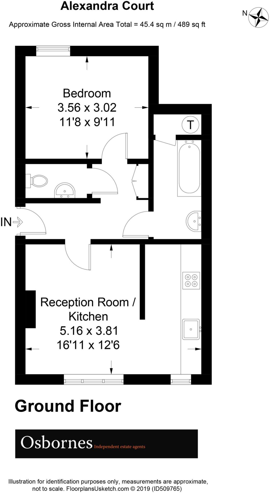 Alexandra Road, Farnborough, GU14 floorplan