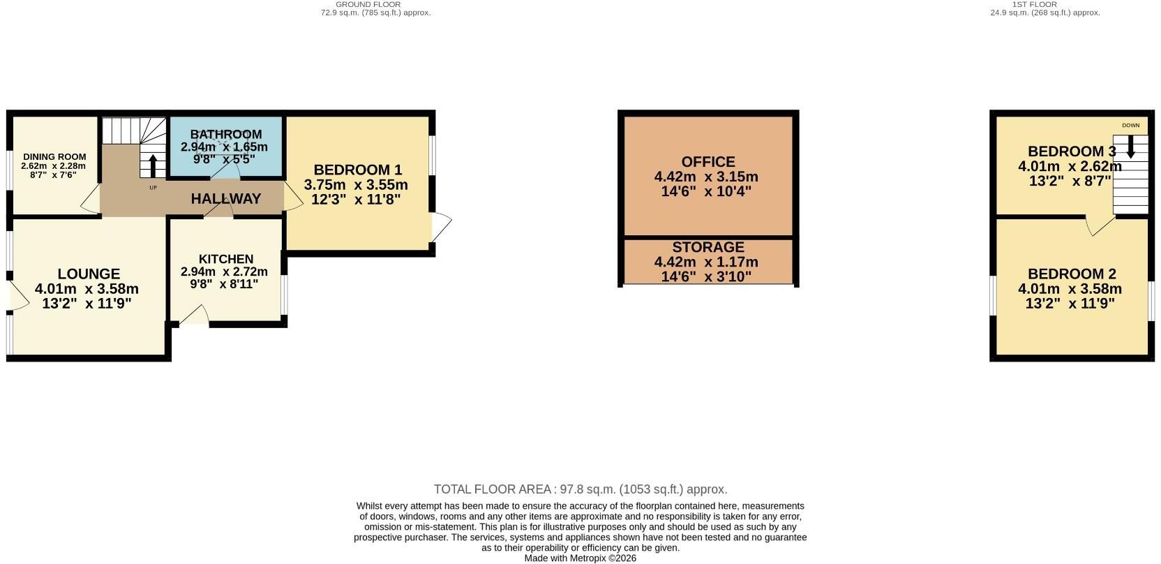 Hollow Hill, Withersfield, Haverhill floorplan