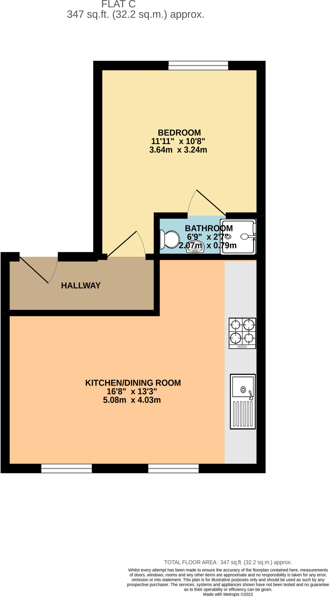 West Green Road, London floorplan