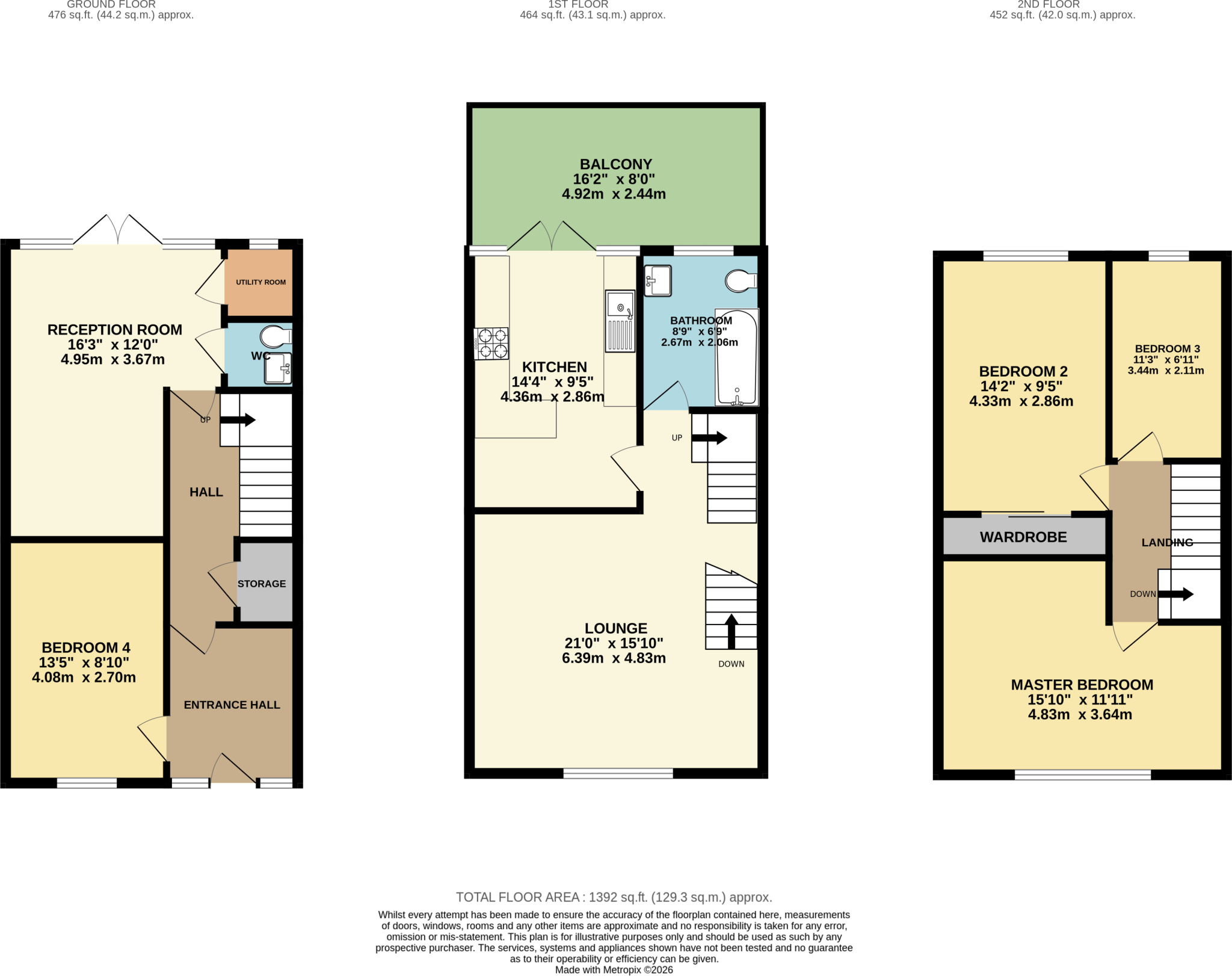 Legh Drive, Woodley floorplan