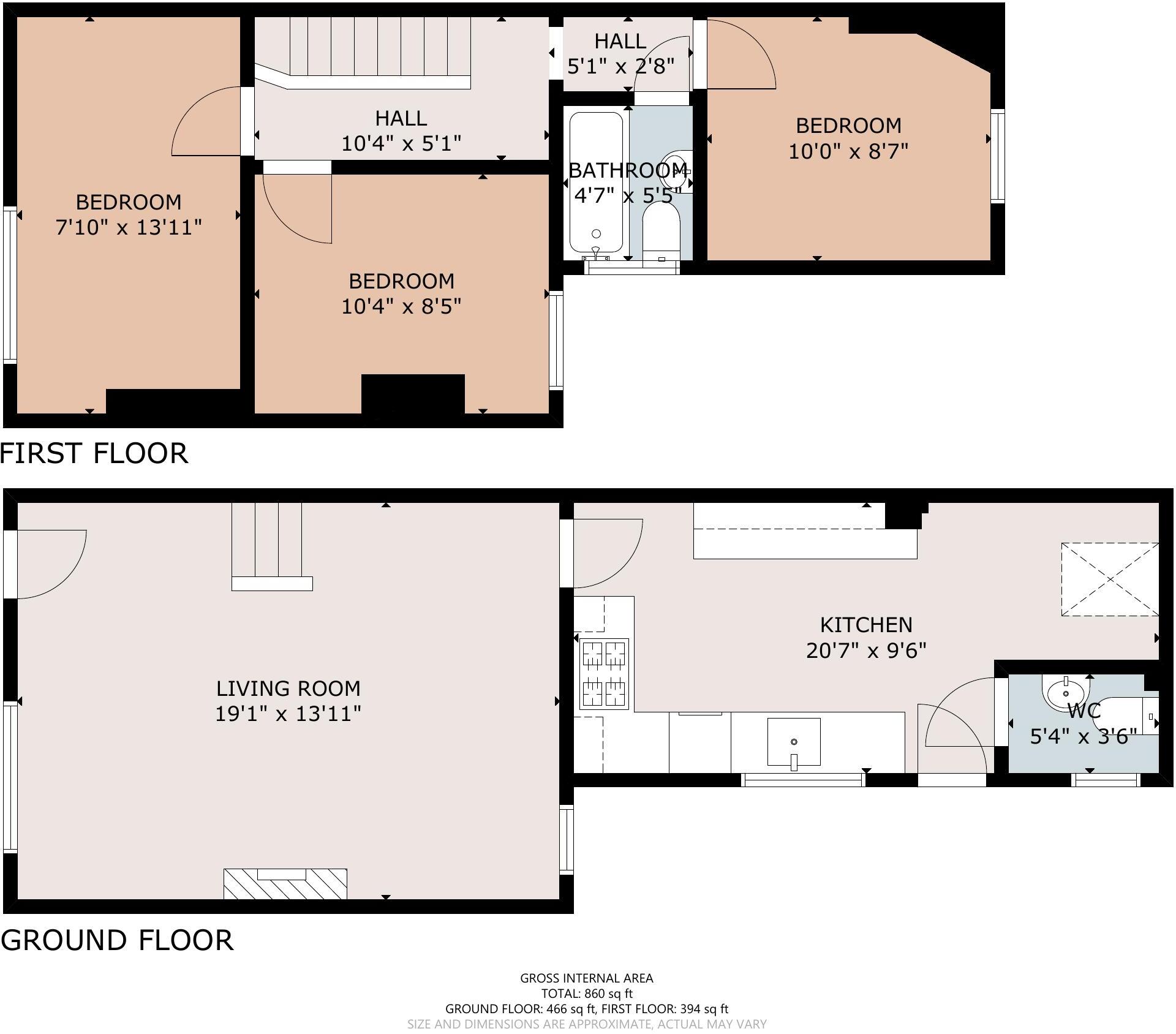 Tyn-y-Parc Road, Rhiwbina, Cardiff, South Glamorgan, CF14 floorplan