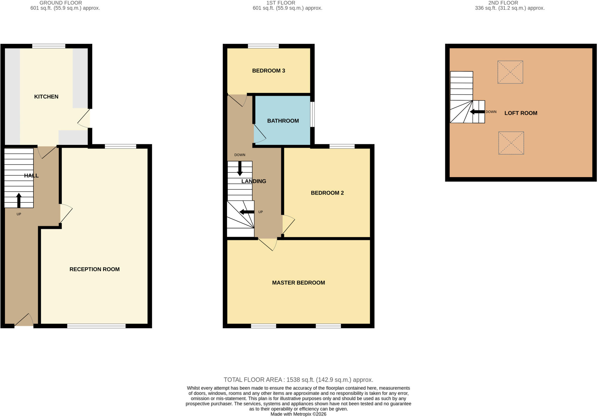 Pearl Street, Splott floorplan