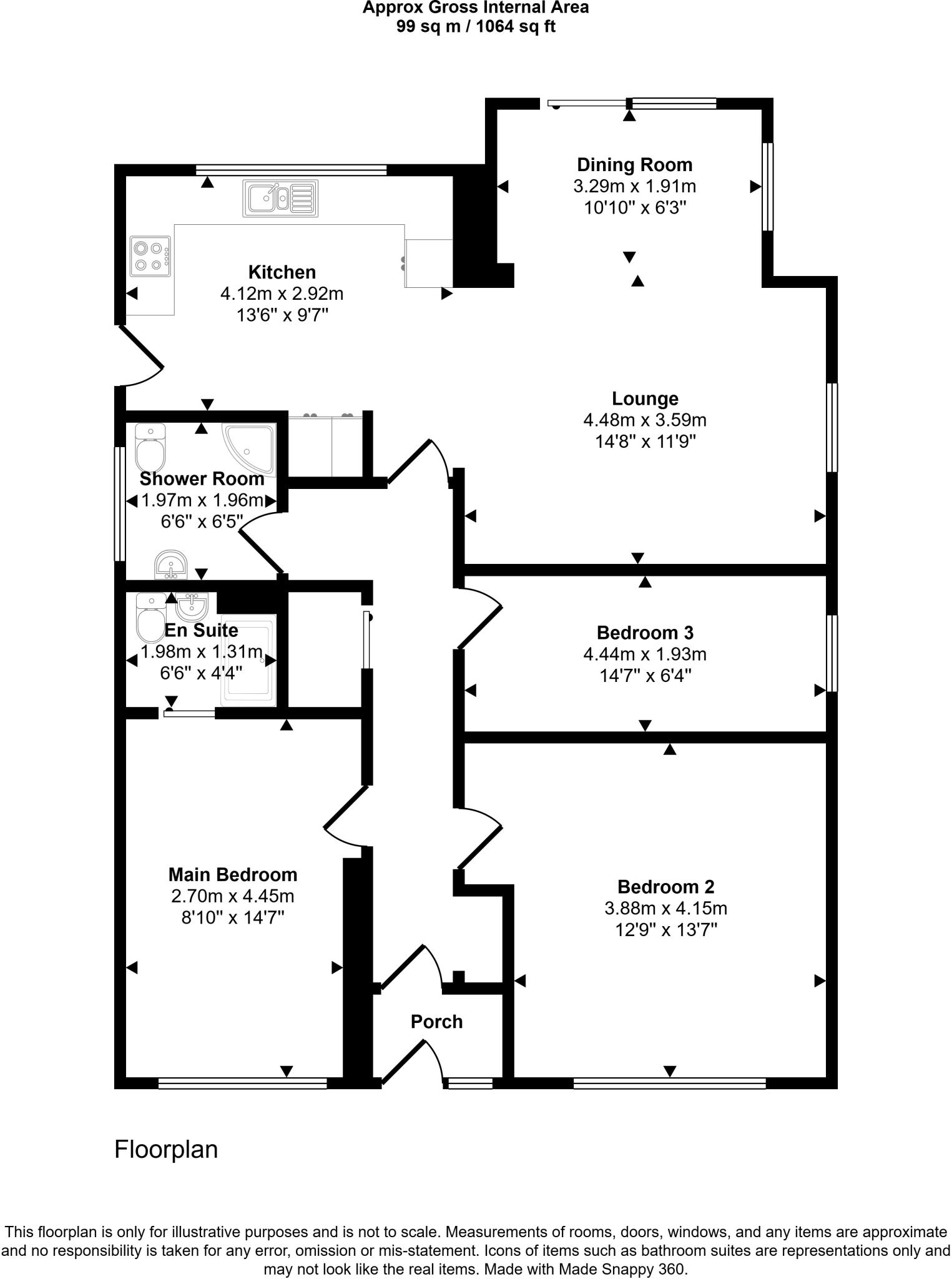 Farquhar Street, Hopeman, Moray floorplan