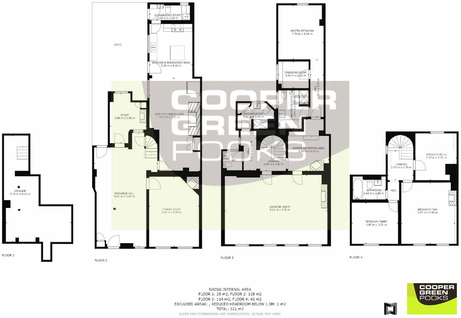 Belmont, Shrewsbury floorplan