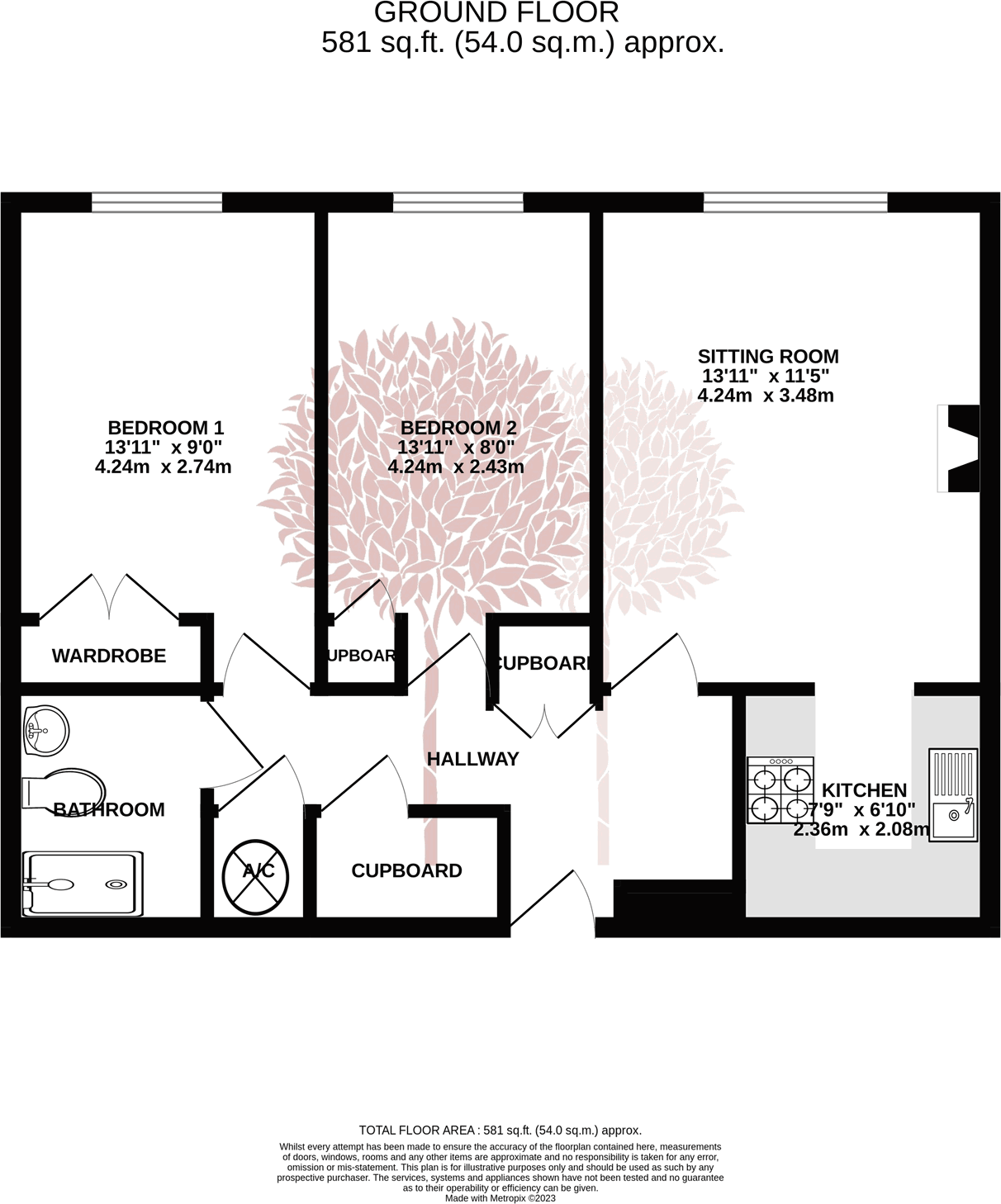 School Road, Wrington floorplan