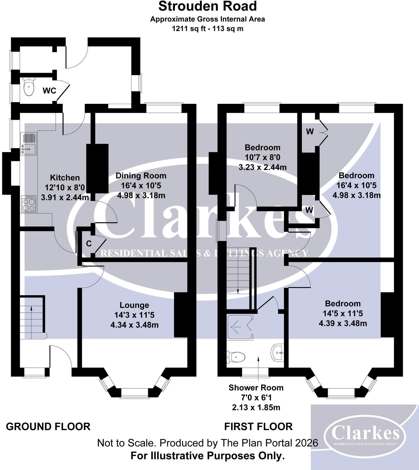 DETACHED Strouden Road, WINTON Bournemouth floorplan