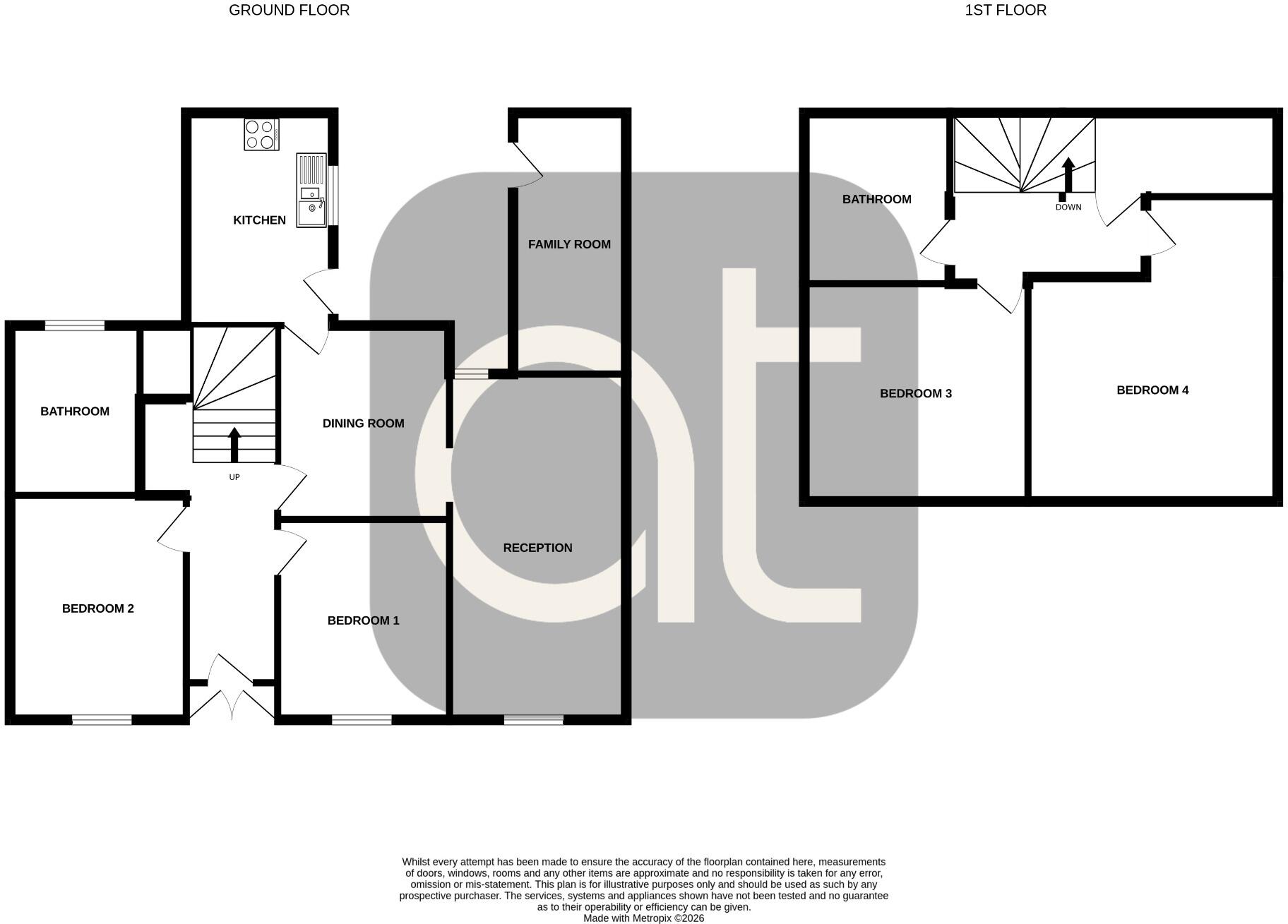 53, Main Street, Bonnybridge, Falkirk, FK4 1AF floorplan