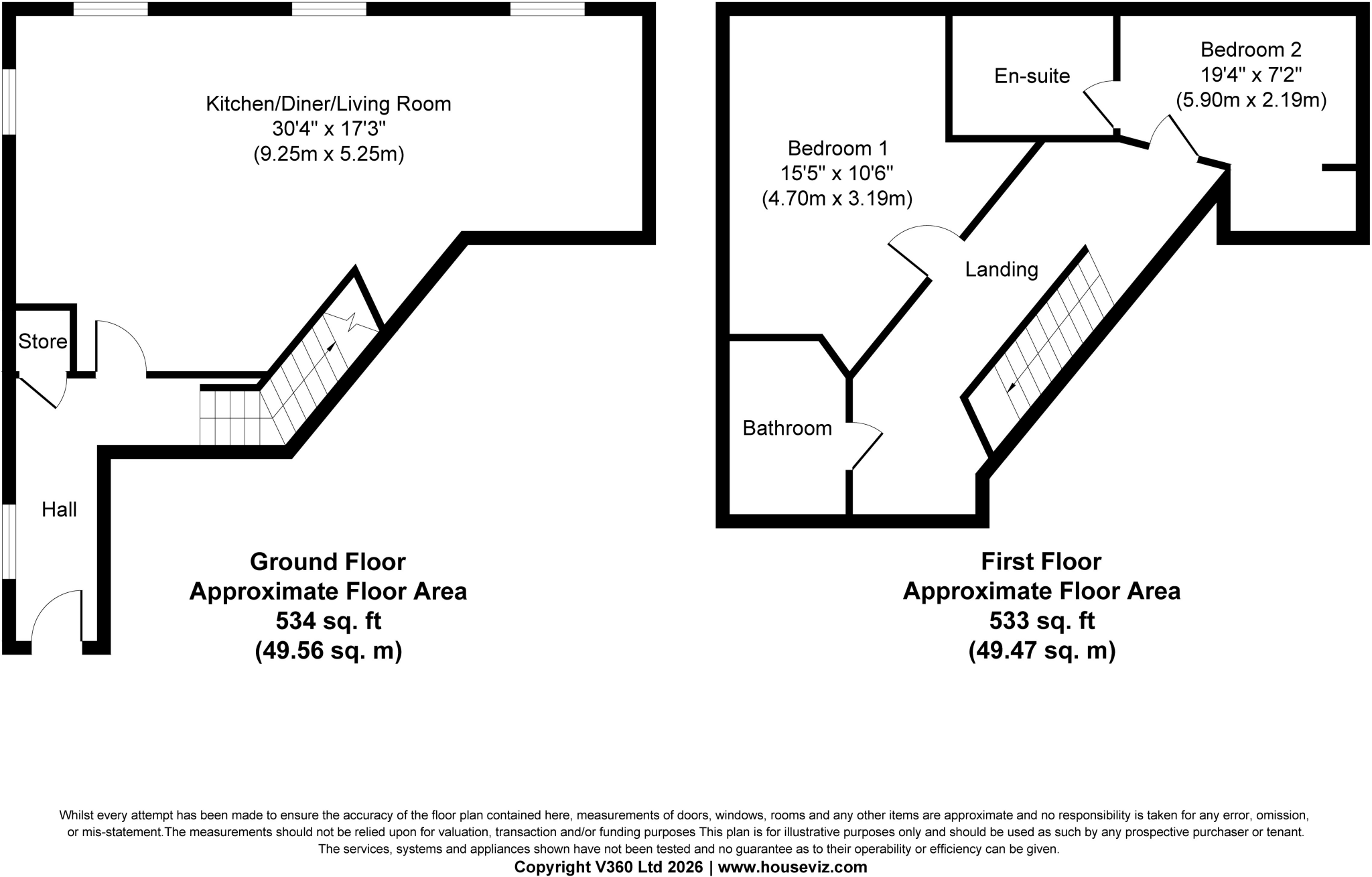 John William Court, Huddersfield floorplan